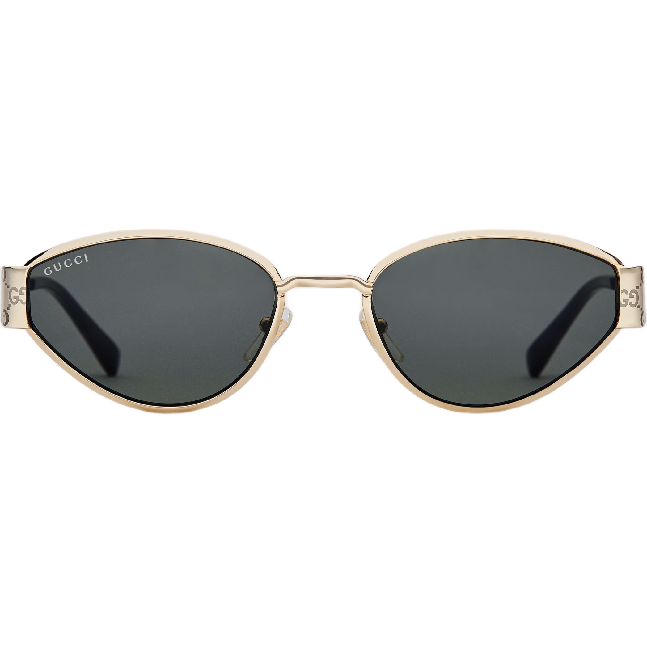 Kính Gucci Geometrical Frame Sunglasses Solid Grey Lens 2