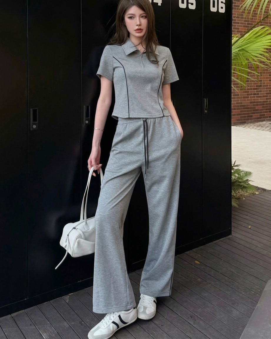 Set bộ thun áo quần dài Prada 5