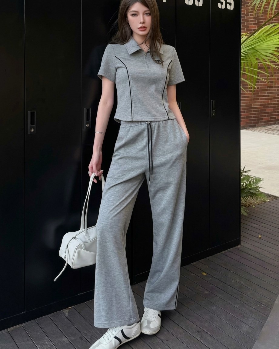 Set bộ thun áo quần dài Prada 12