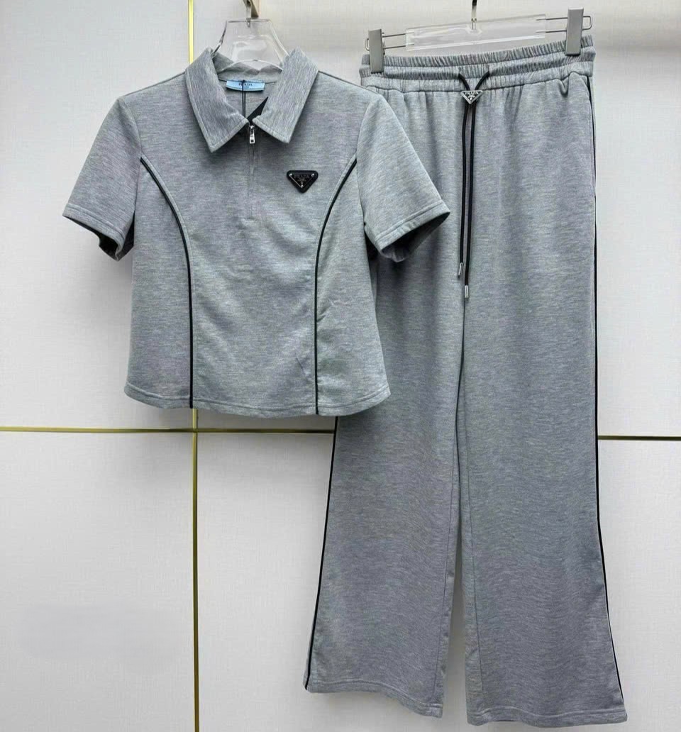 Set bộ thun áo quần dài Prada 13