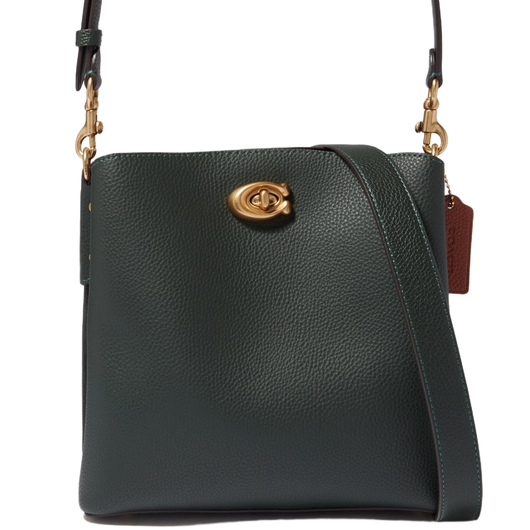 Túi đeo vai Coach Willow Bucket Bag In Colorblock Amazon Green Multi C3766 4