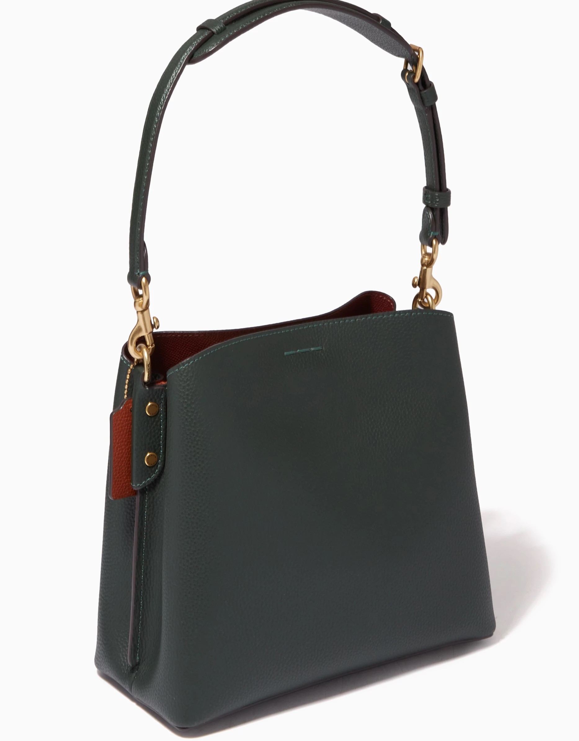 Túi đeo vai Coach Willow Bucket Bag In Colorblock Amazon Green Multi C3766 7