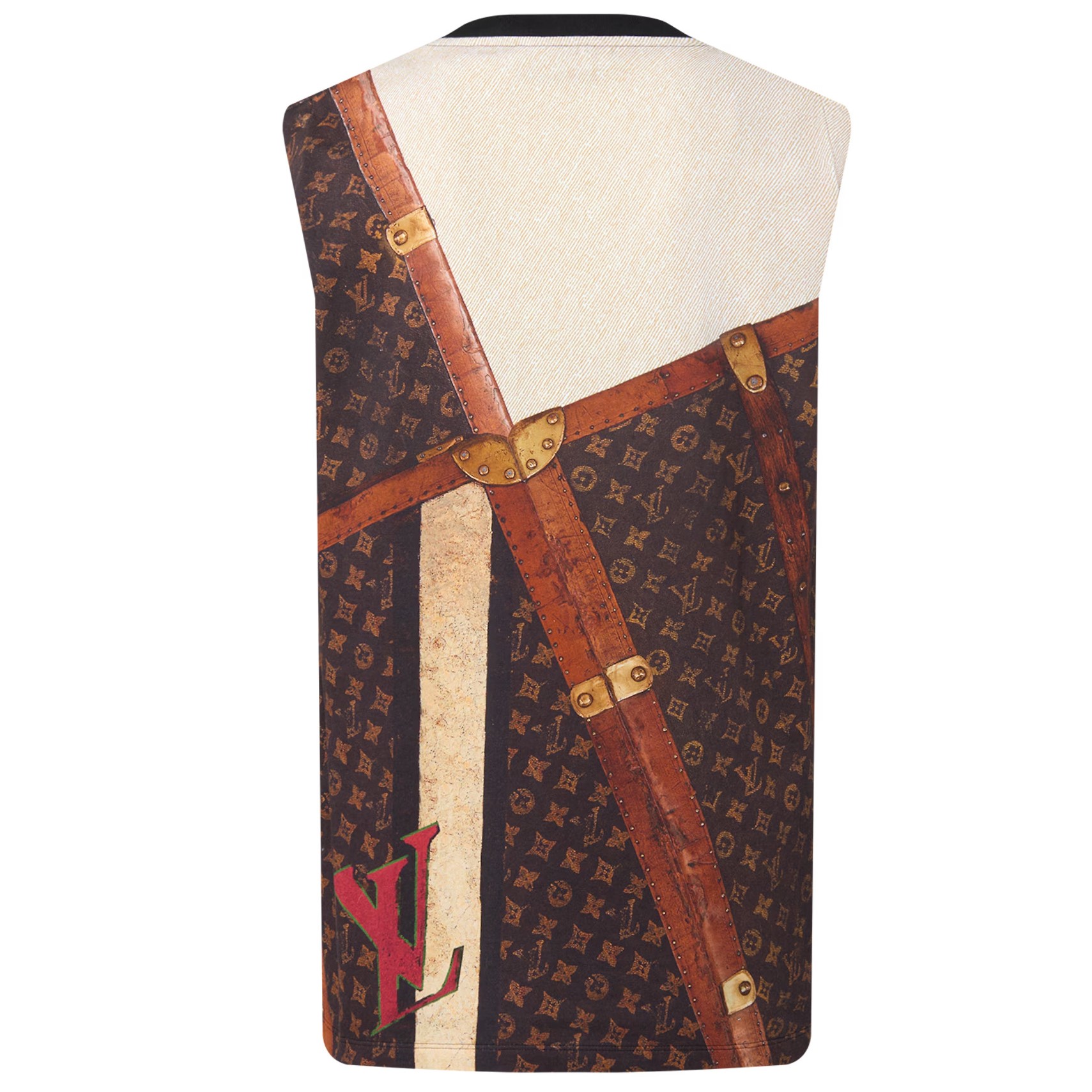 Áo đầm Louis Vuitton Sleeveless LV Trunk T-Shirt 1AGHCH 3
