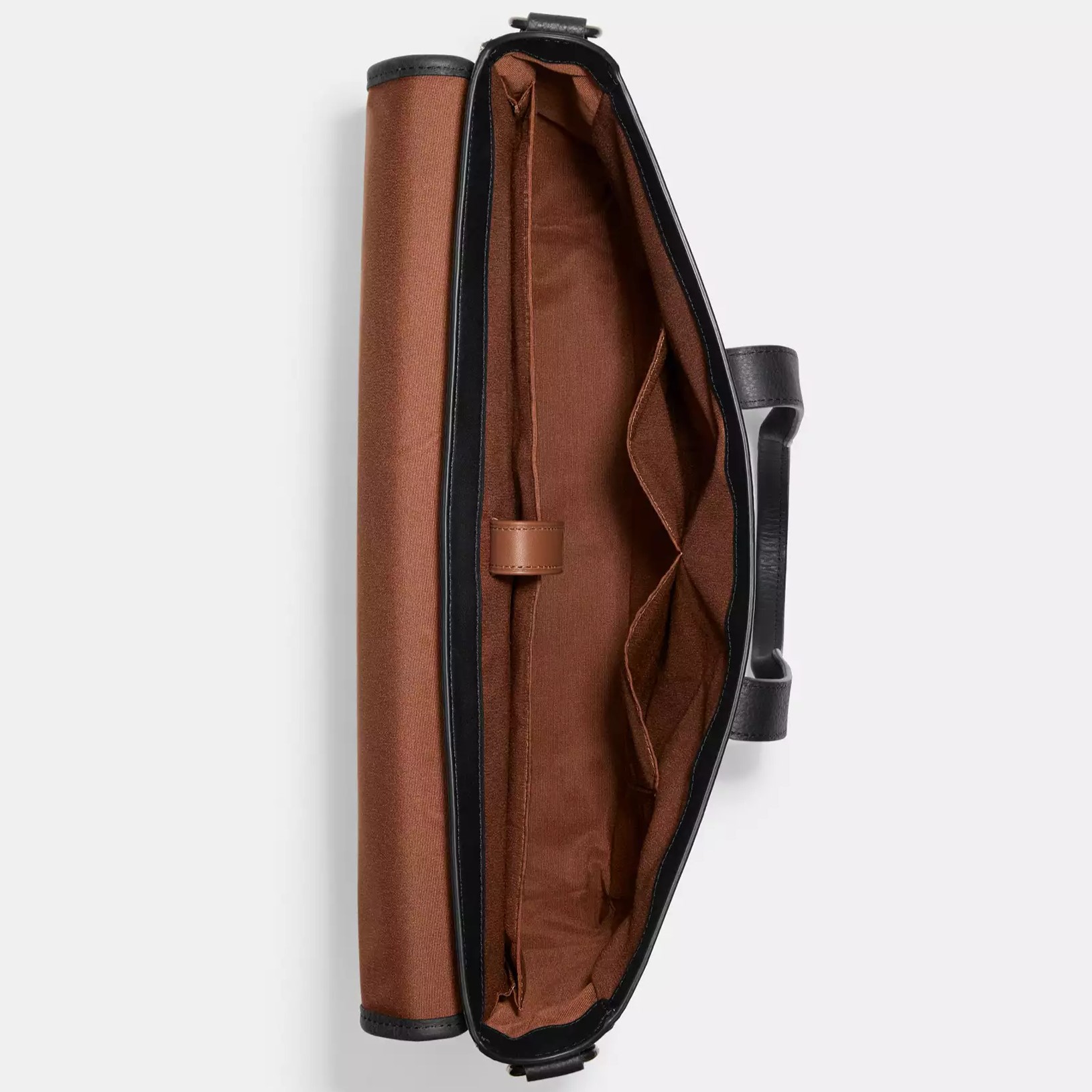 Túi xách laptop Nam Coach Sullivan Portfolio Brief In Signature Canvas Khaki Black C9873 2