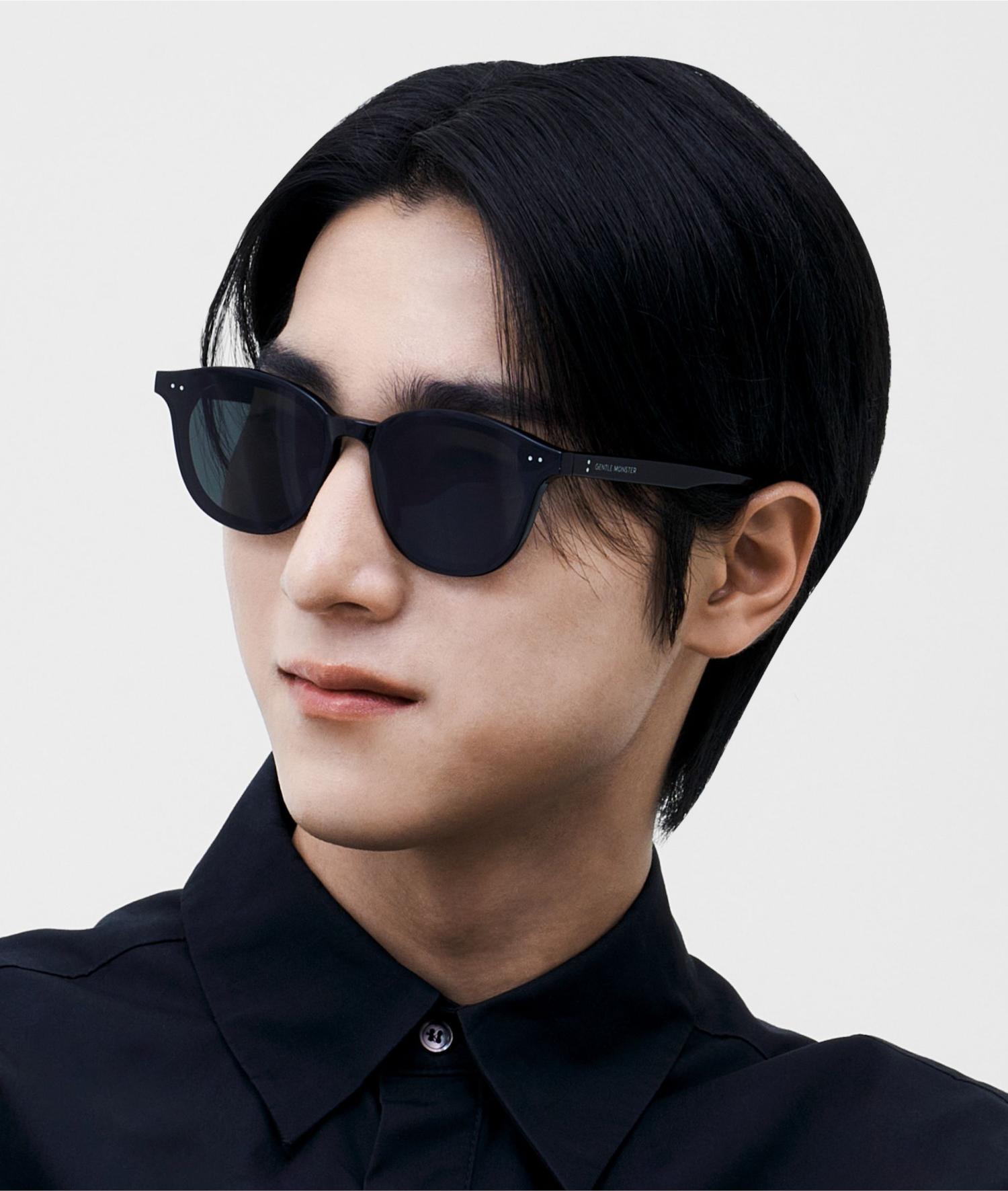 Mắt kính Gentle Monster Lang 01 Black Lenses Round Acetate Frame 26