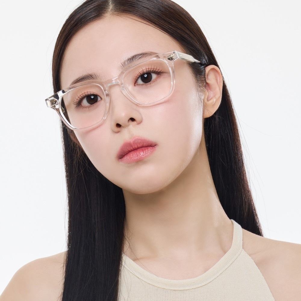 Mắt kính Gentle Monster Kubo C1 Square Glasses in Clear Acetate Frame 21