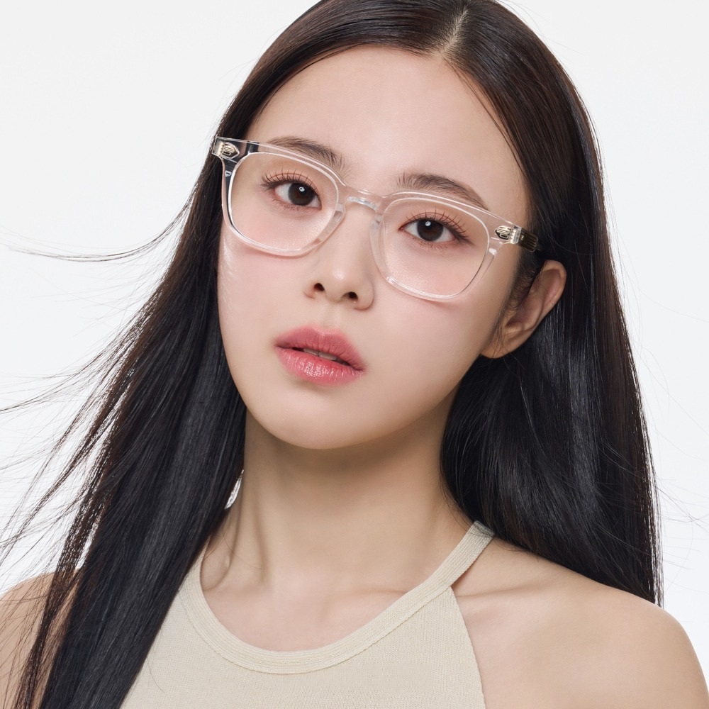Mắt kính Gentle Monster Kubo C1 Square Glasses in Clear Acetate Frame 23