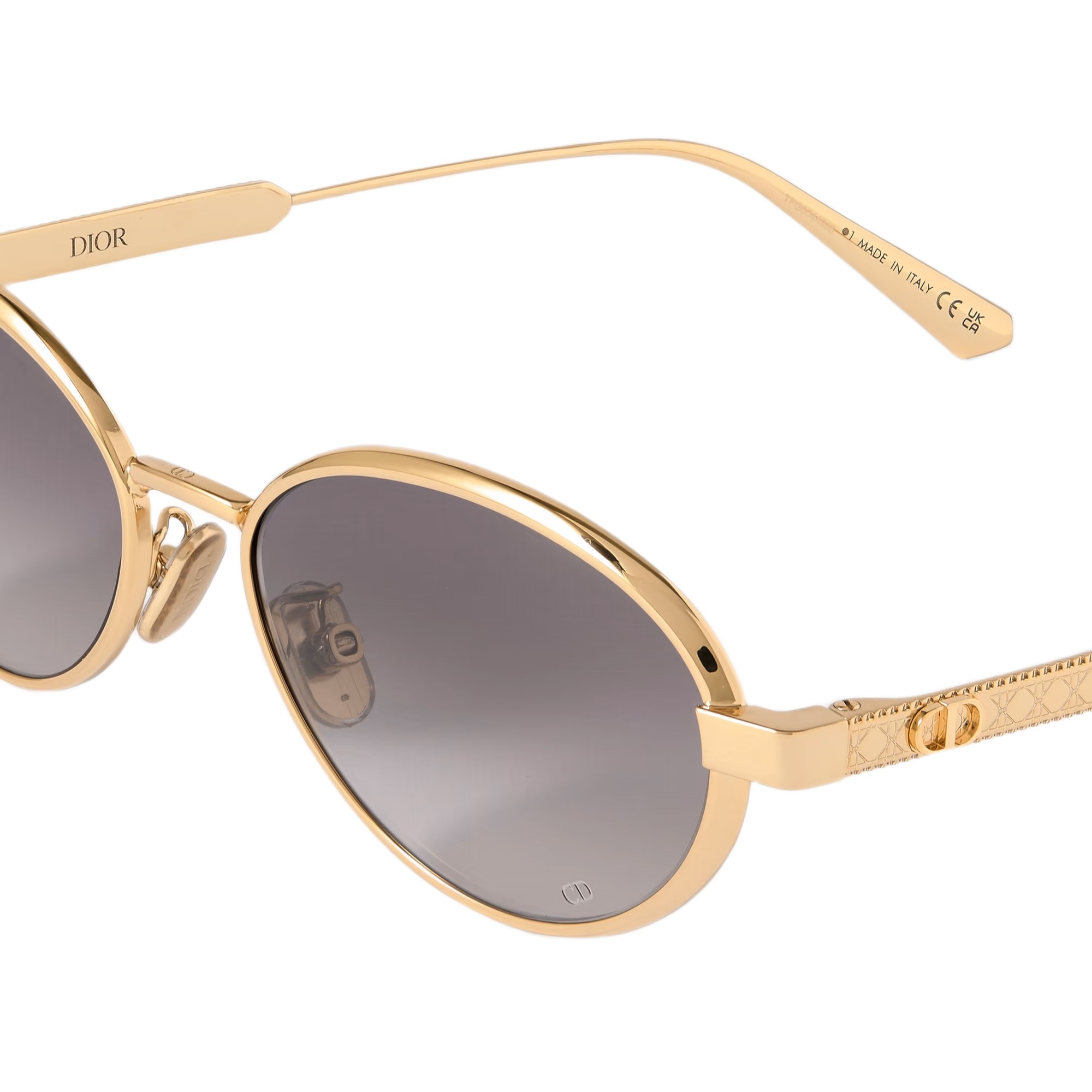 Kính Dior DiorCannage R1U Gradient Gray Oval Sunglasses 1