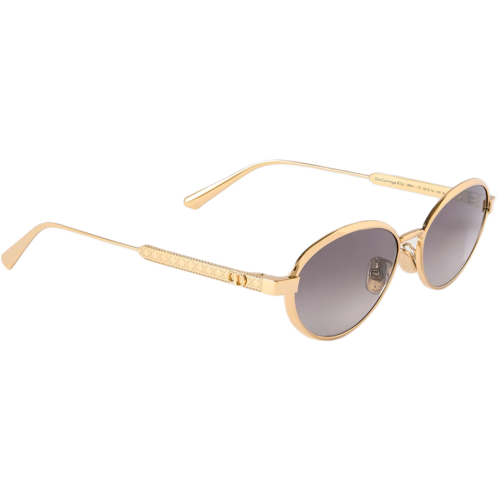 Kính Dior DiorCannage R1U Gradient Gray Oval Sunglasses 2