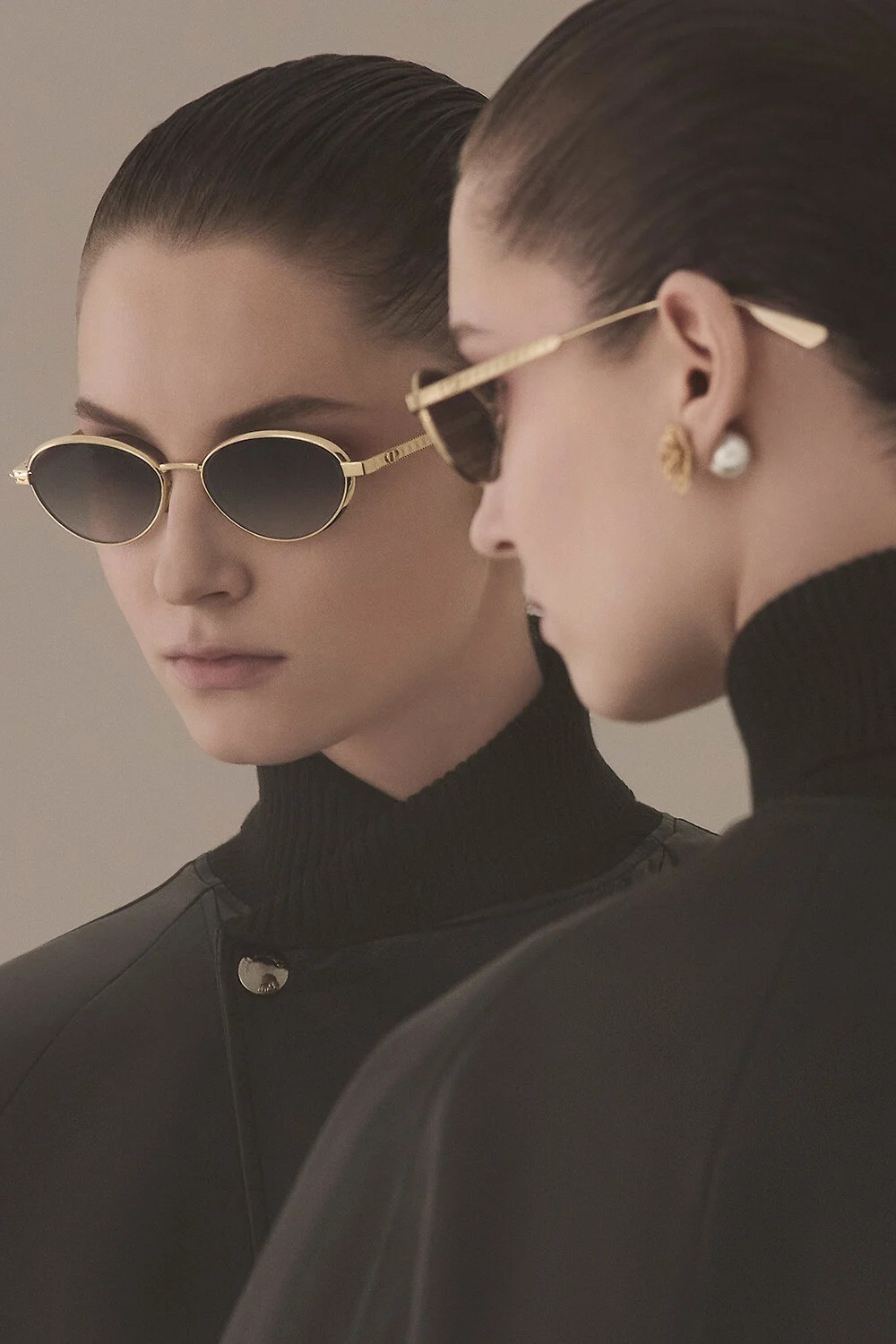 Kính Dior DiorCannage R1U Gradient Gray Oval Sunglasses 7