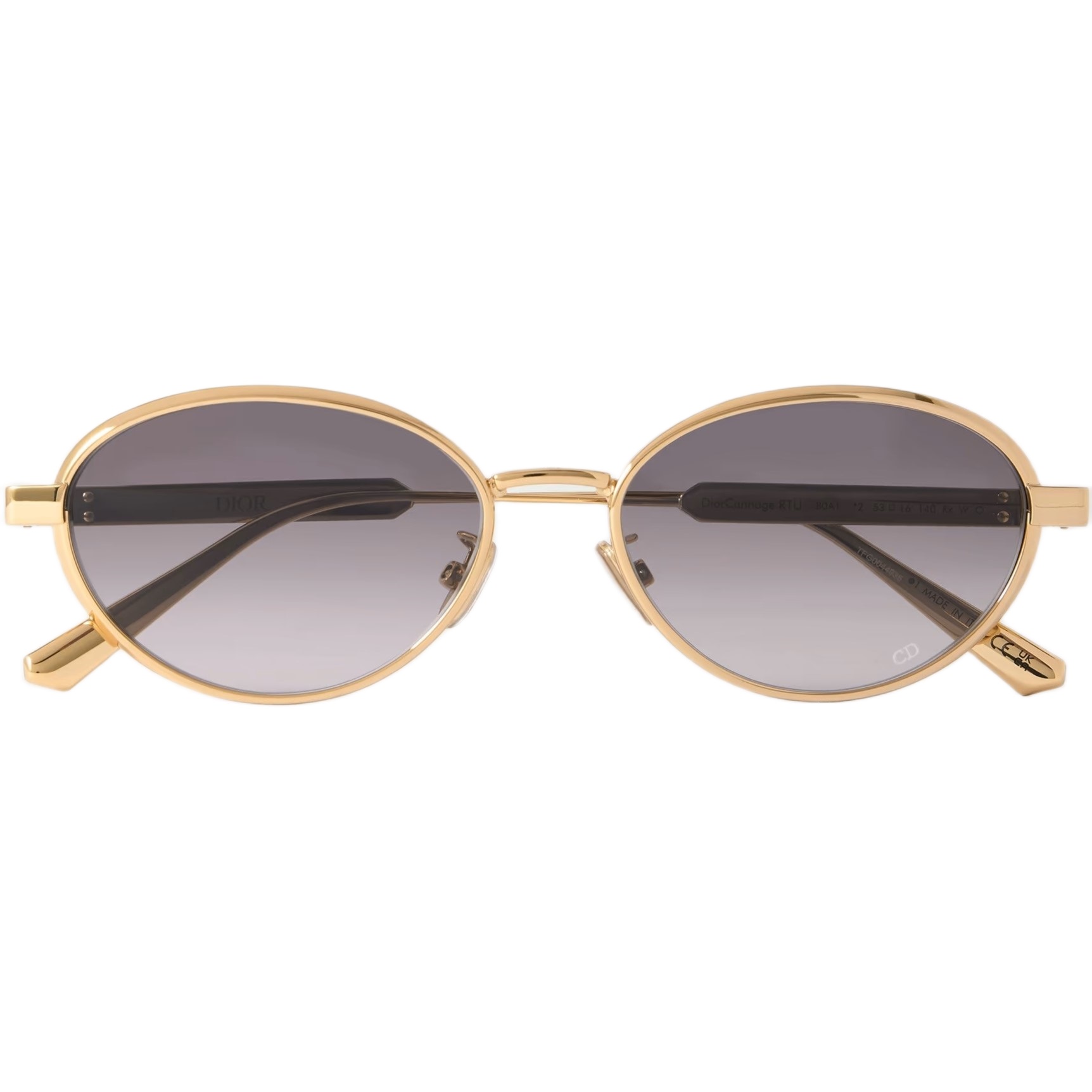 Kính Dior DiorCannage R1U Gradient Gray Oval Sunglasses 6