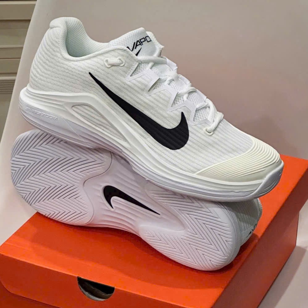 Giày Pickleball Nike Vapor 12 Hard Court Tennis Shoes Summit White FV5554-100 2