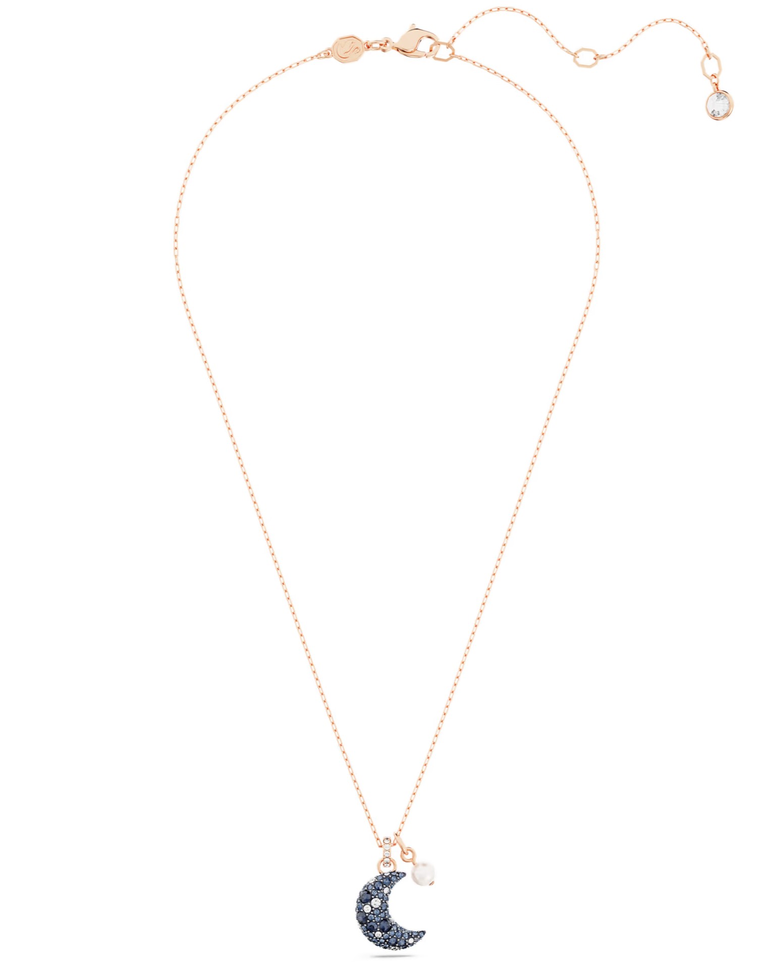 DÂY CHUYỀN SWAROVSKI LUNA PENDANT MOON MULTICOLORED ROSE GOLD-TONE PLATED 5671585 1