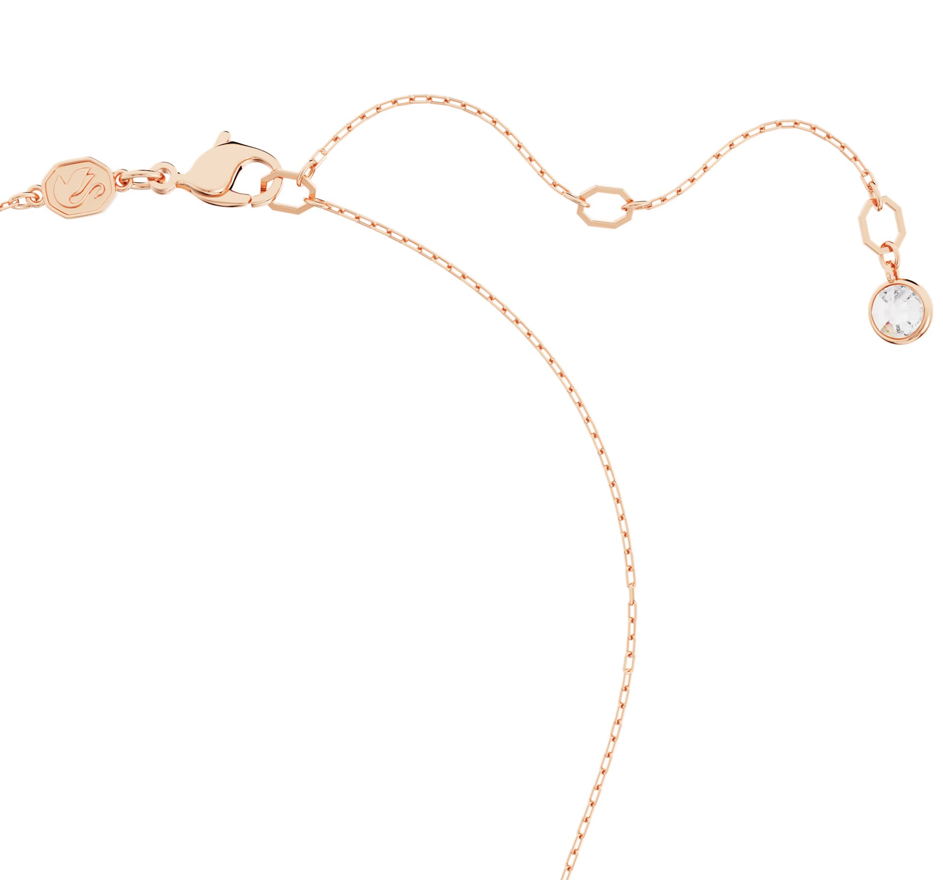 DÂY CHUYỀN SWAROVSKI LUNA PENDANT MOON MULTICOLORED ROSE GOLD-TONE PLATED 5671585 5