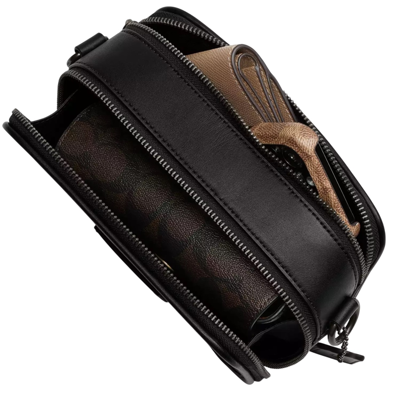 Túi Coach Nam Wyatt Crossbody Gunmetal Black CM113 5