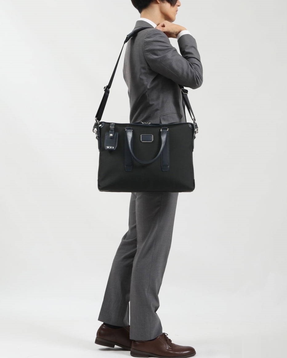 CẶP LAPTOP NAM TUMI JARVIS SLIM BRIEF BLACK NAVY 3