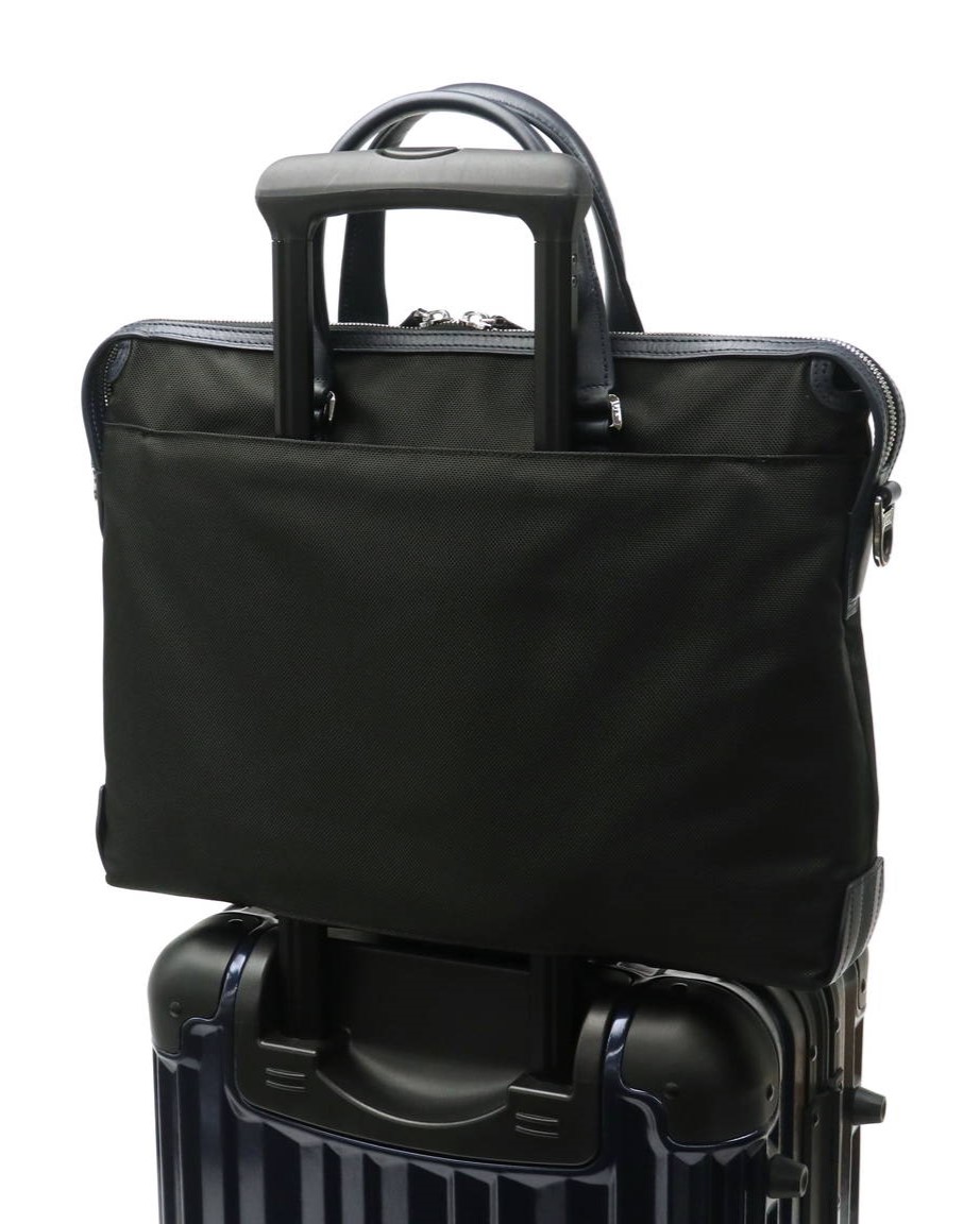 CẶP LAPTOP NAM TUMI JARVIS SLIM BRIEF BLACK NAVY 2