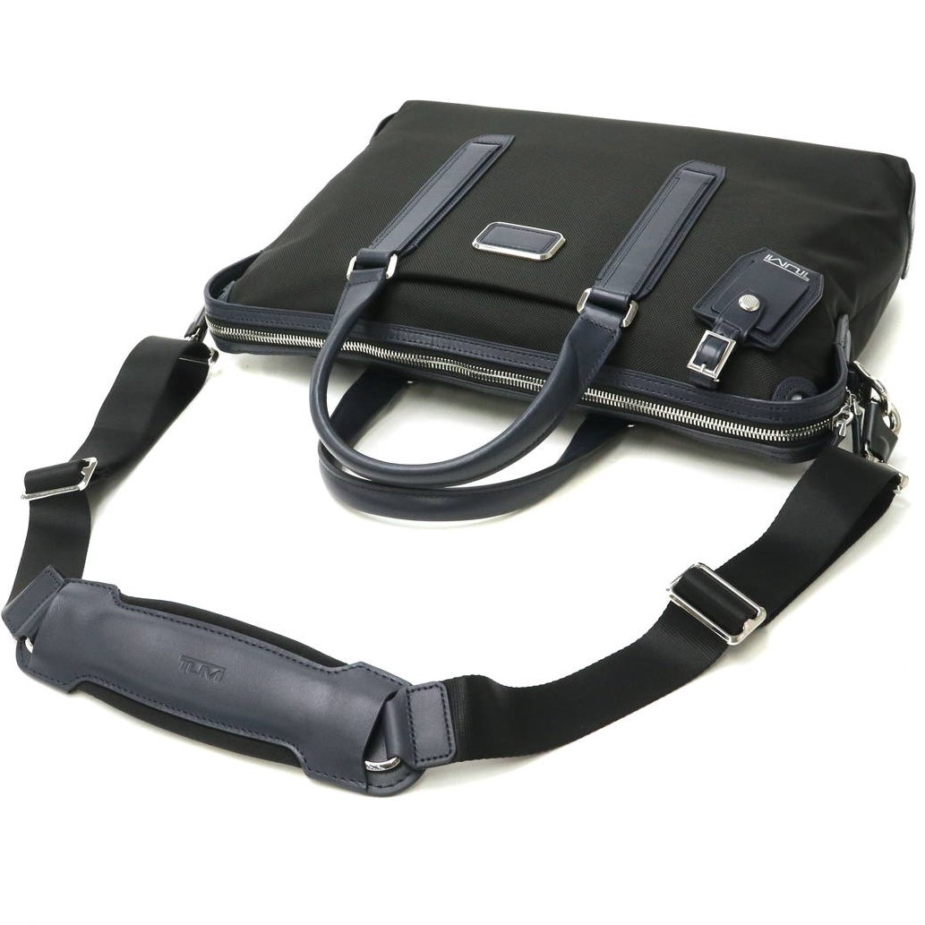 CẶP LAPTOP NAM TUMI JARVIS SLIM BRIEF BLACK NAVY 7