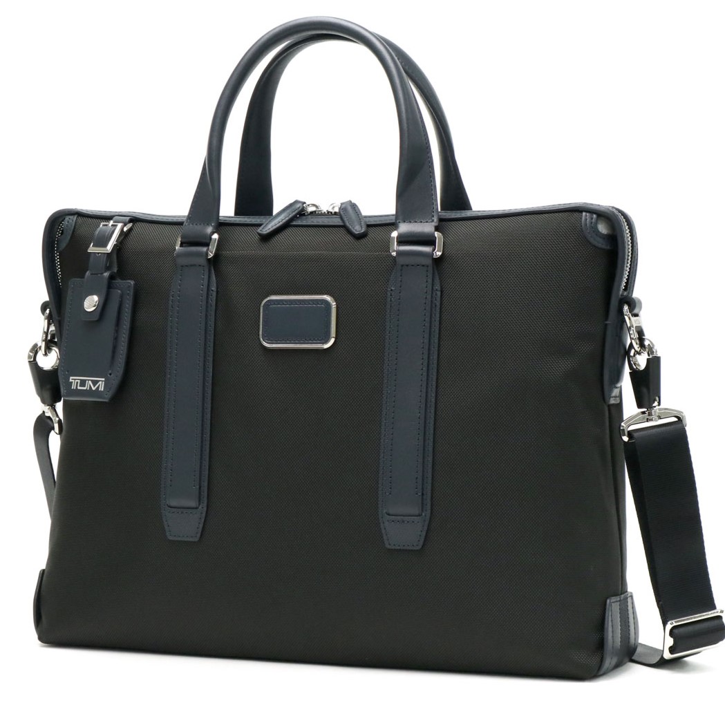 CẶP LAPTOP NAM TUMI JARVIS SLIM BRIEF BLACK NAVY 13