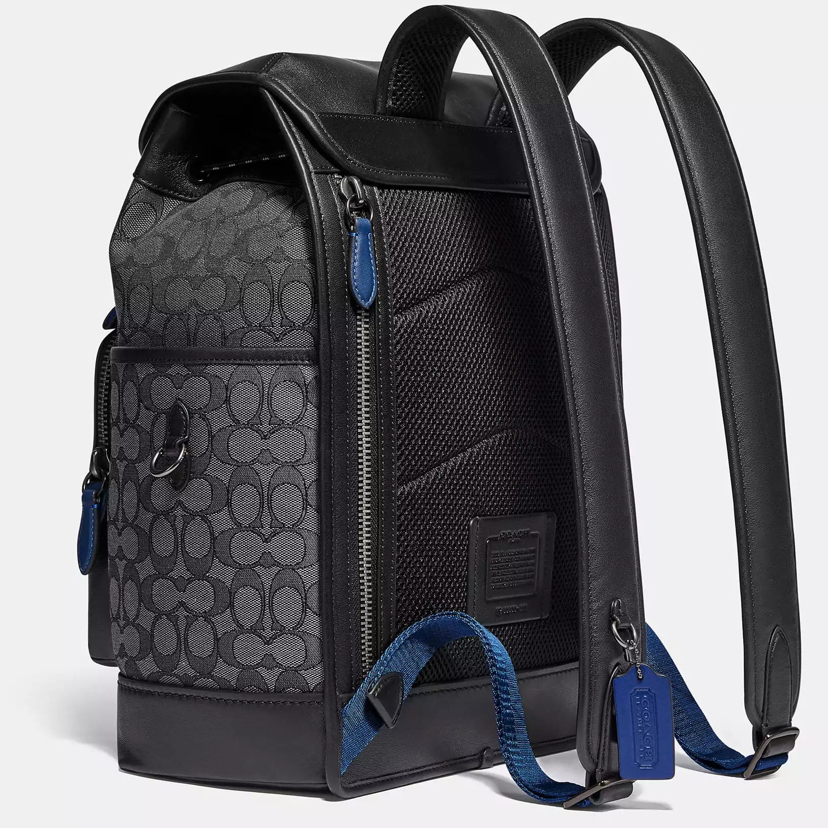 BALO NAM COACH LEAGUE FLAP BACKPACK IN SIGNATURE JACQUARD C3793 1