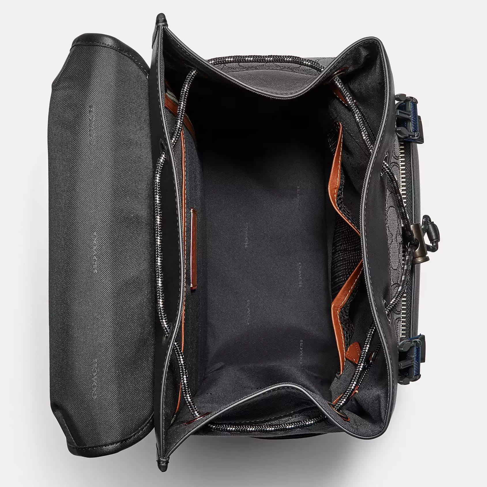 BALO NAM COACH LEAGUE FLAP BACKPACK IN SIGNATURE JACQUARD C3793 4