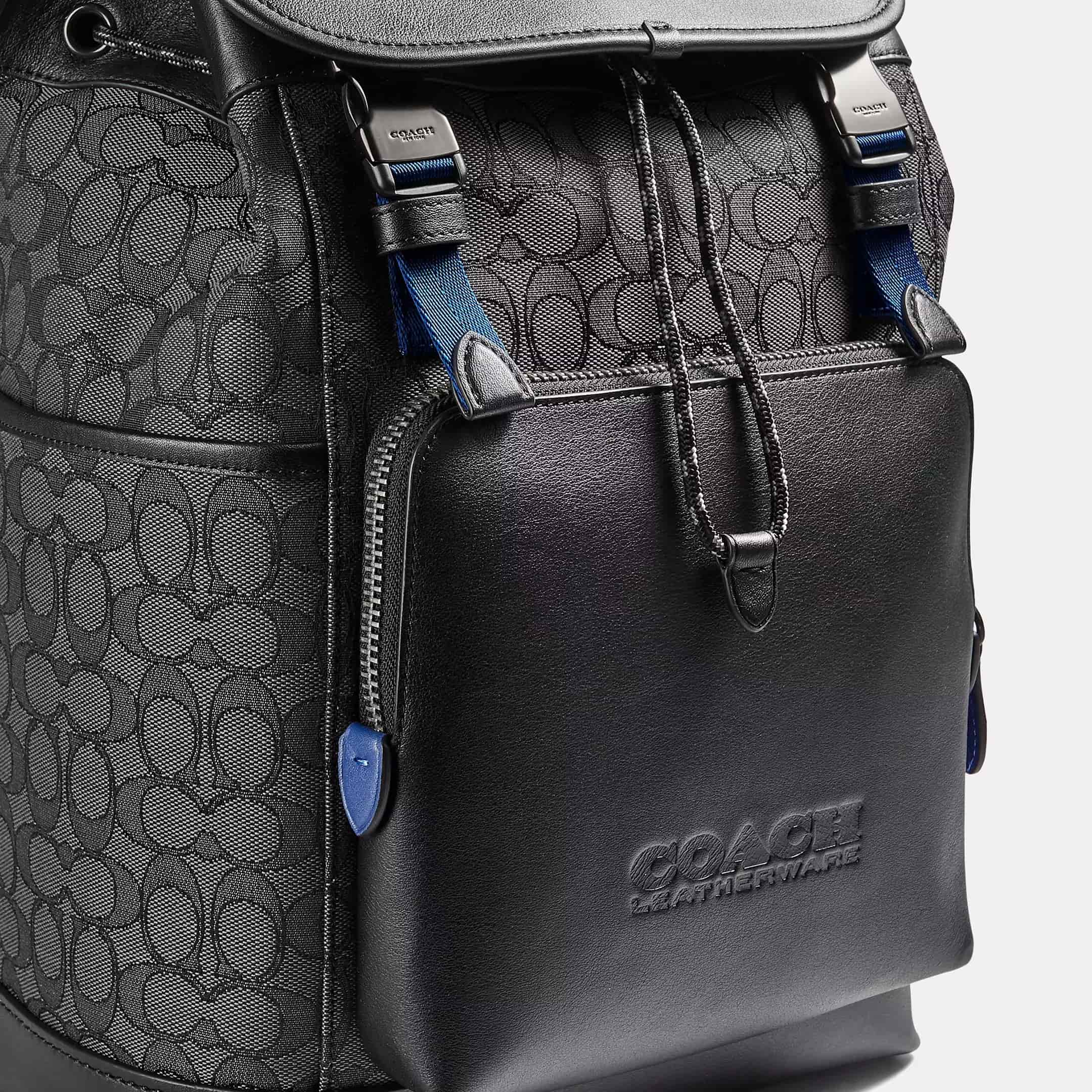 BALO NAM COACH LEAGUE FLAP BACKPACK IN SIGNATURE JACQUARD C3793 5