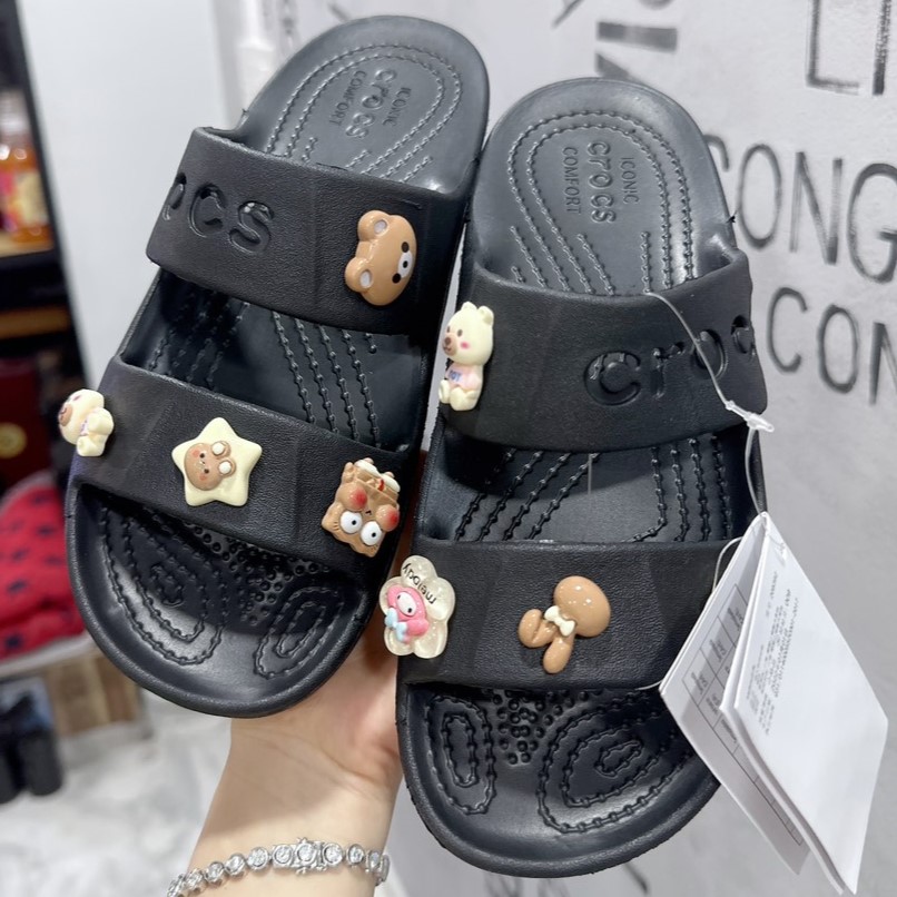 DÉP SANDAL NỮ CROCS BAYA PLATFORM BLACK 4