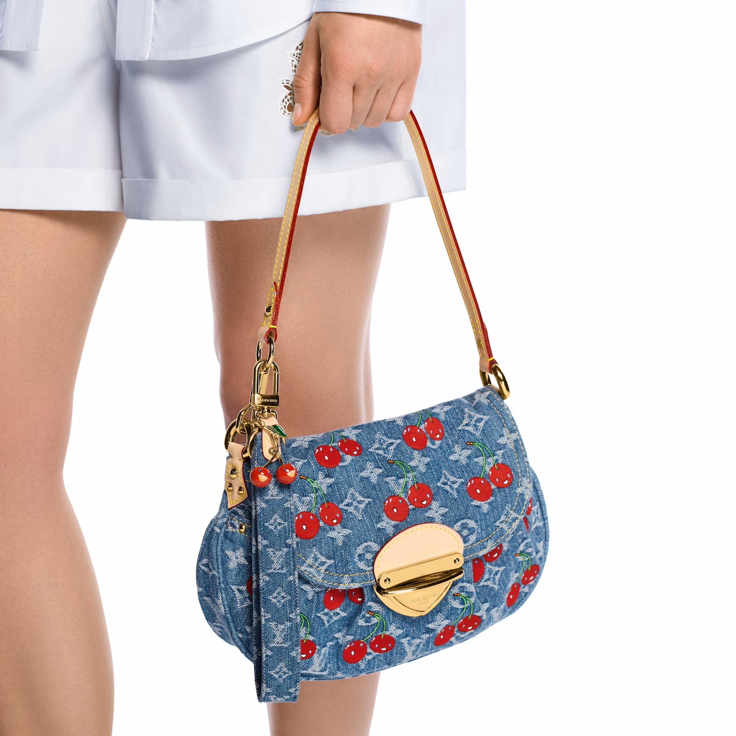Túi Louis Vuitton LV x TM Sunset Monogram Cherry Denim 2