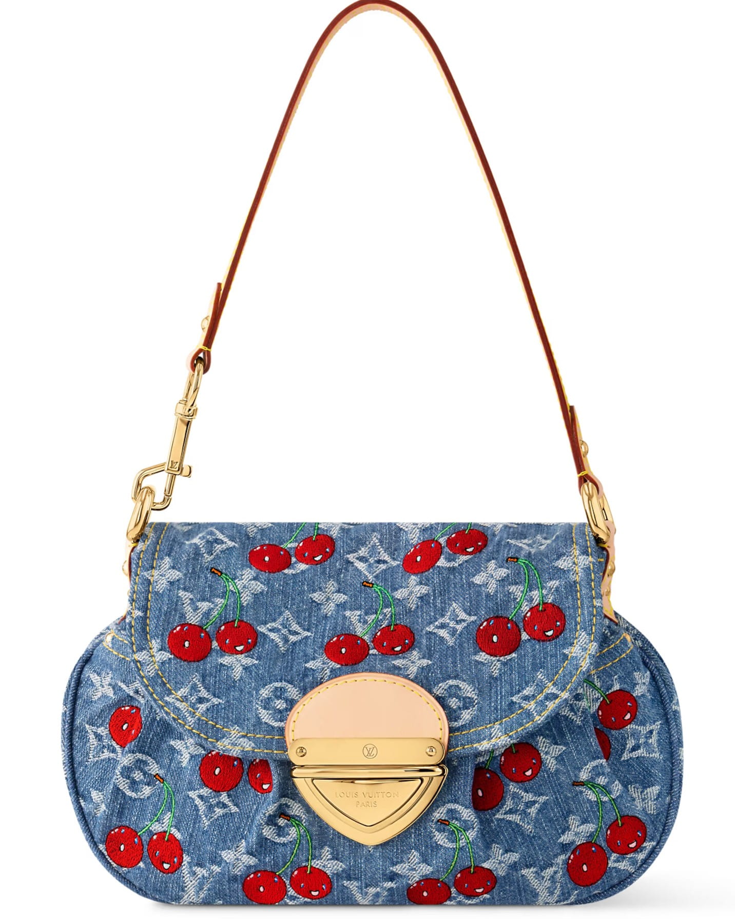 Túi Louis Vuitton LV x TM Sunset Monogram Cherry Denim 6