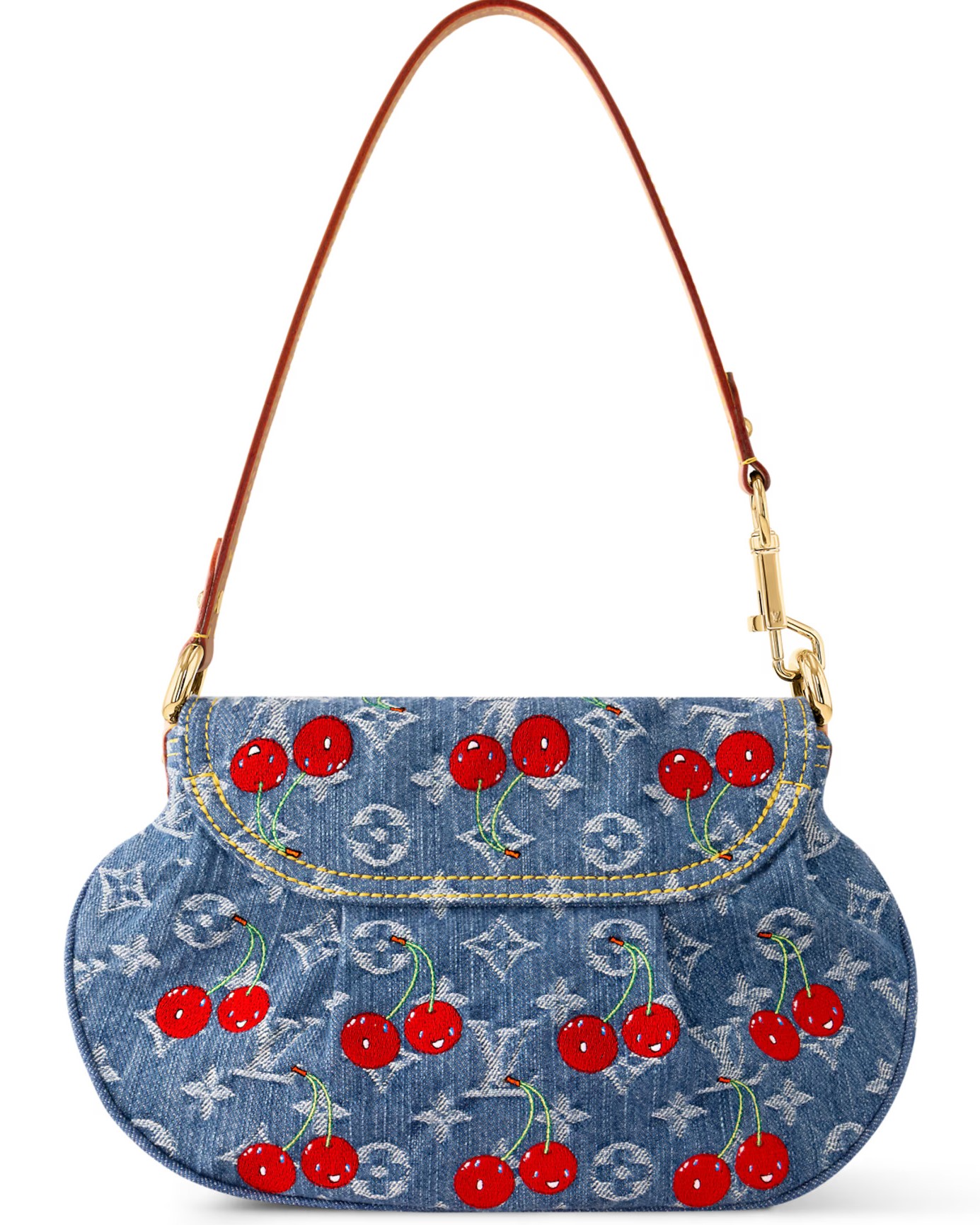 Túi Louis Vuitton LV x TM Sunset Monogram Cherry Denim 7