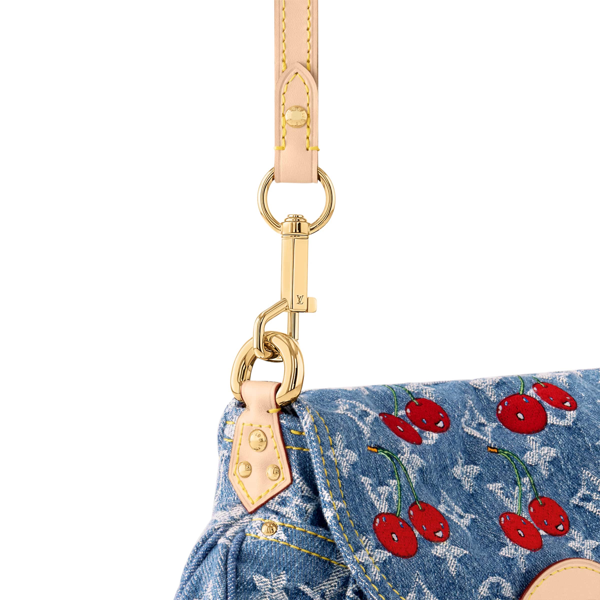 Túi Louis Vuitton LV x TM Sunset Monogram Cherry Denim 9