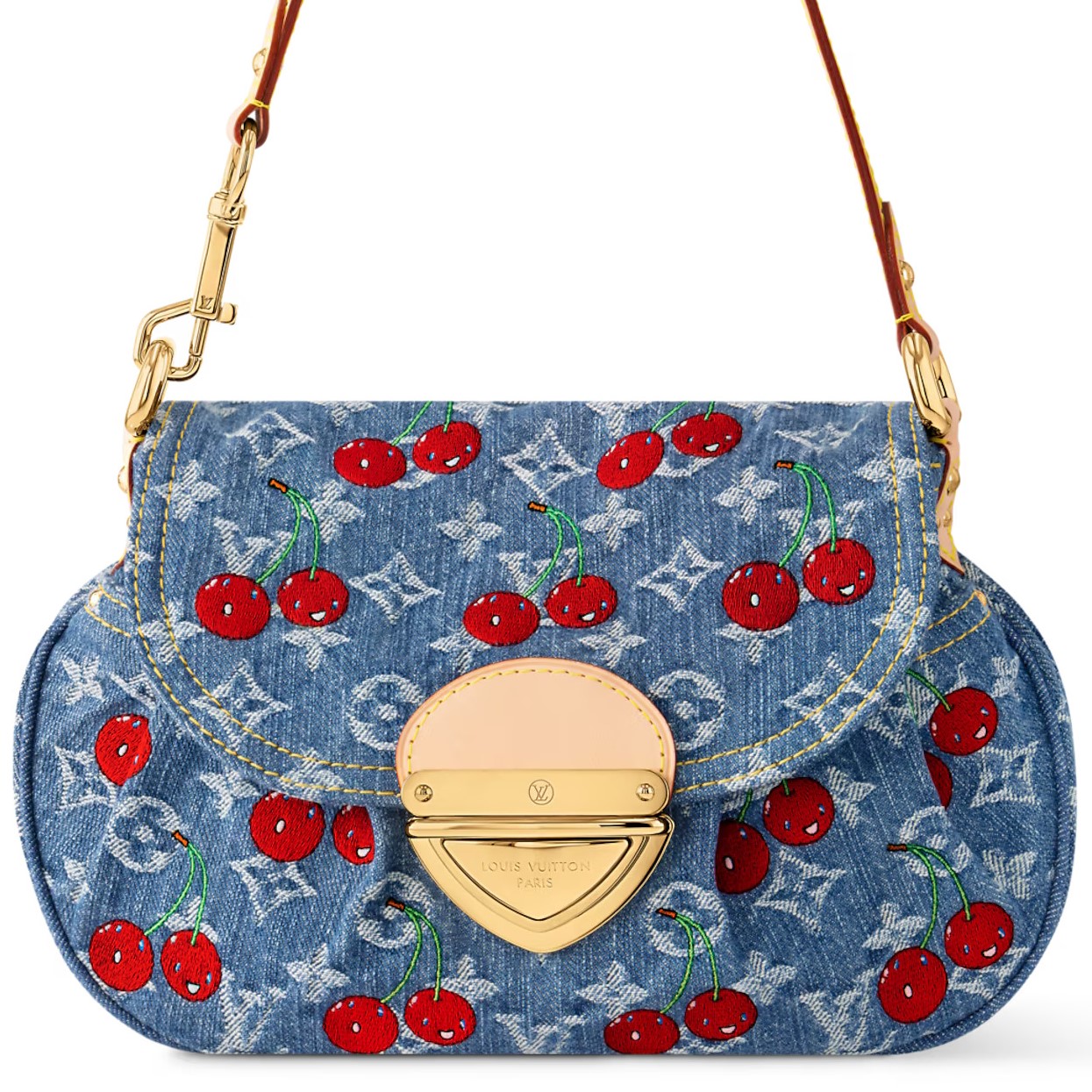 Túi Louis Vuitton LV x TM Sunset Monogram Cherry Denim 18