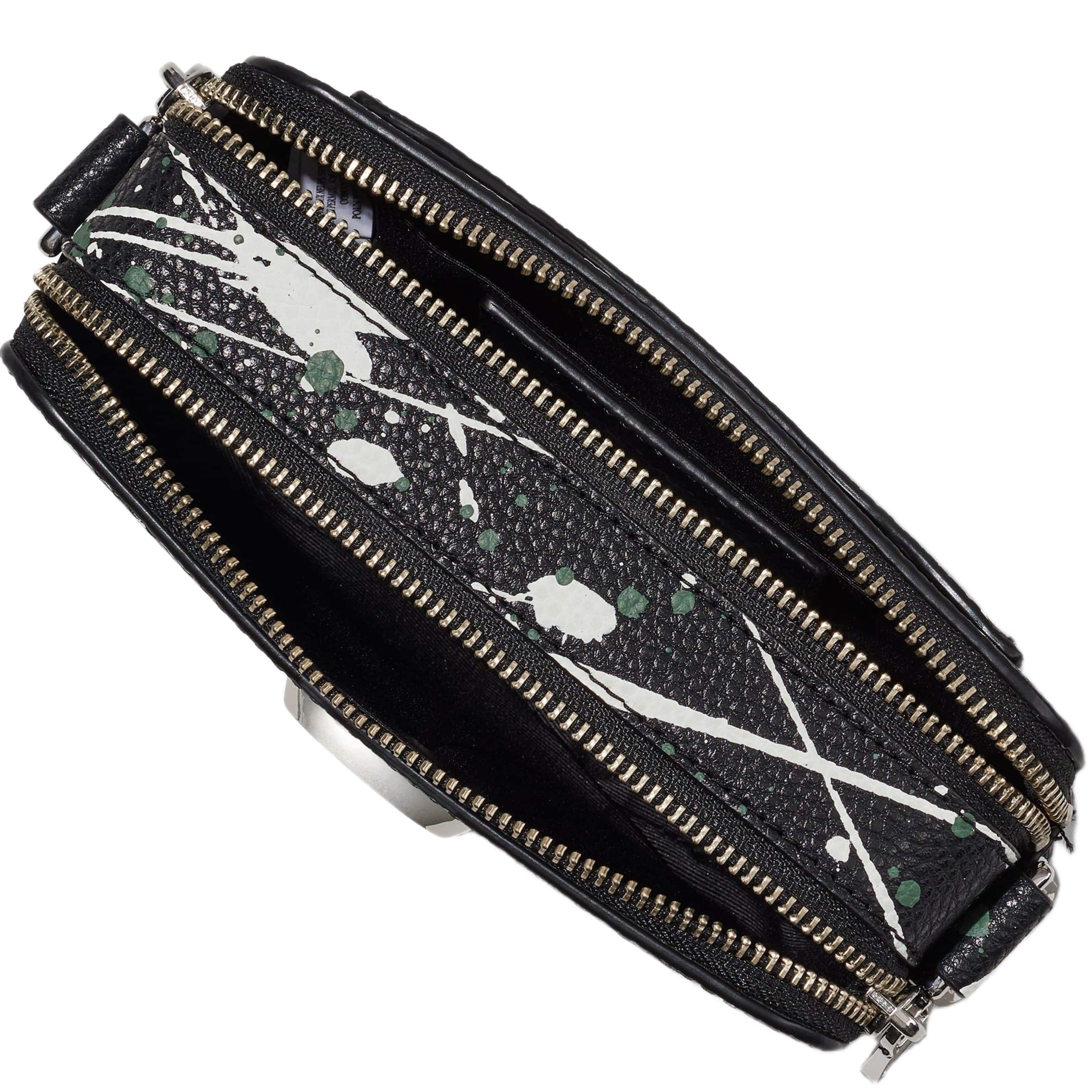 Túi Marc Jacobs Black Multi The Splatter Snapshot Printed Leather Crossbody Bag H153L01SP22 2