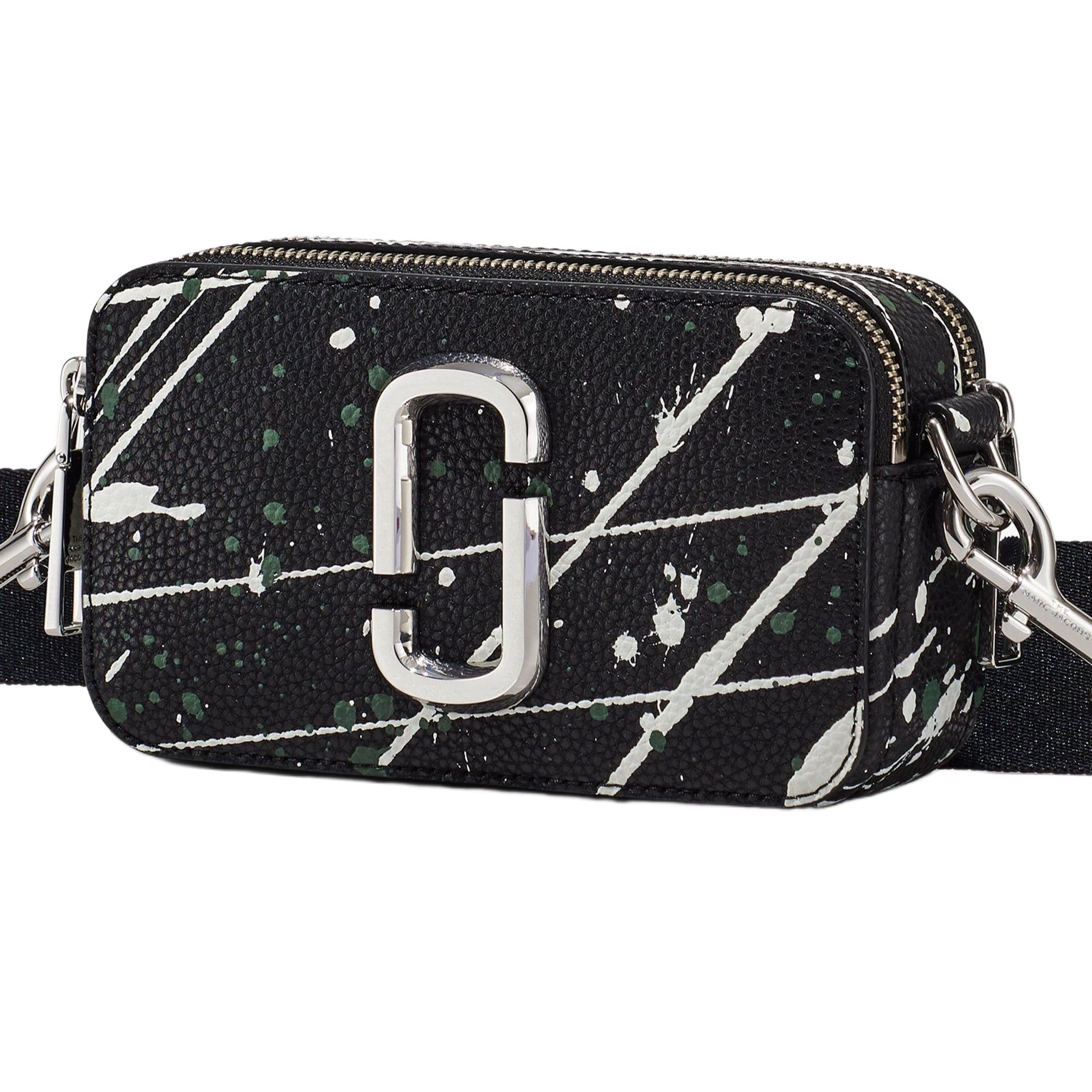 Túi Marc Jacobs Black Multi The Splatter Snapshot Printed Leather Crossbody Bag H153L01SP22 6