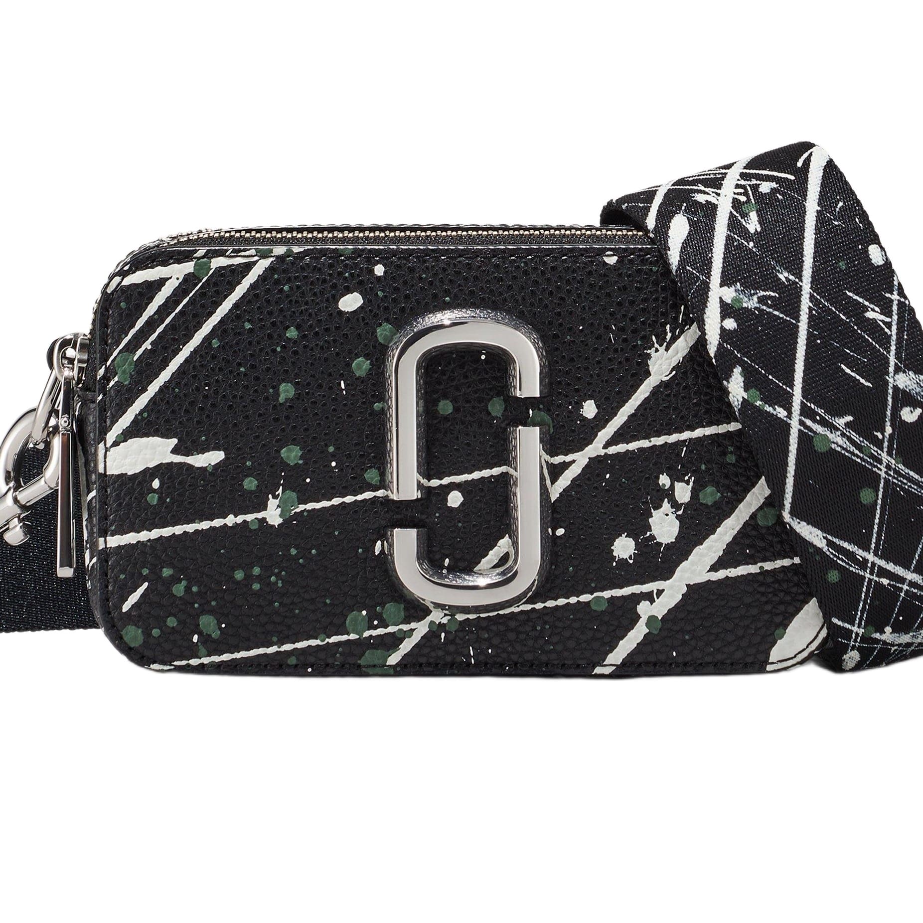 Túi Marc Jacobs Black Multi The Splatter Snapshot Printed Leather Crossbody Bag H153L01SP22 12