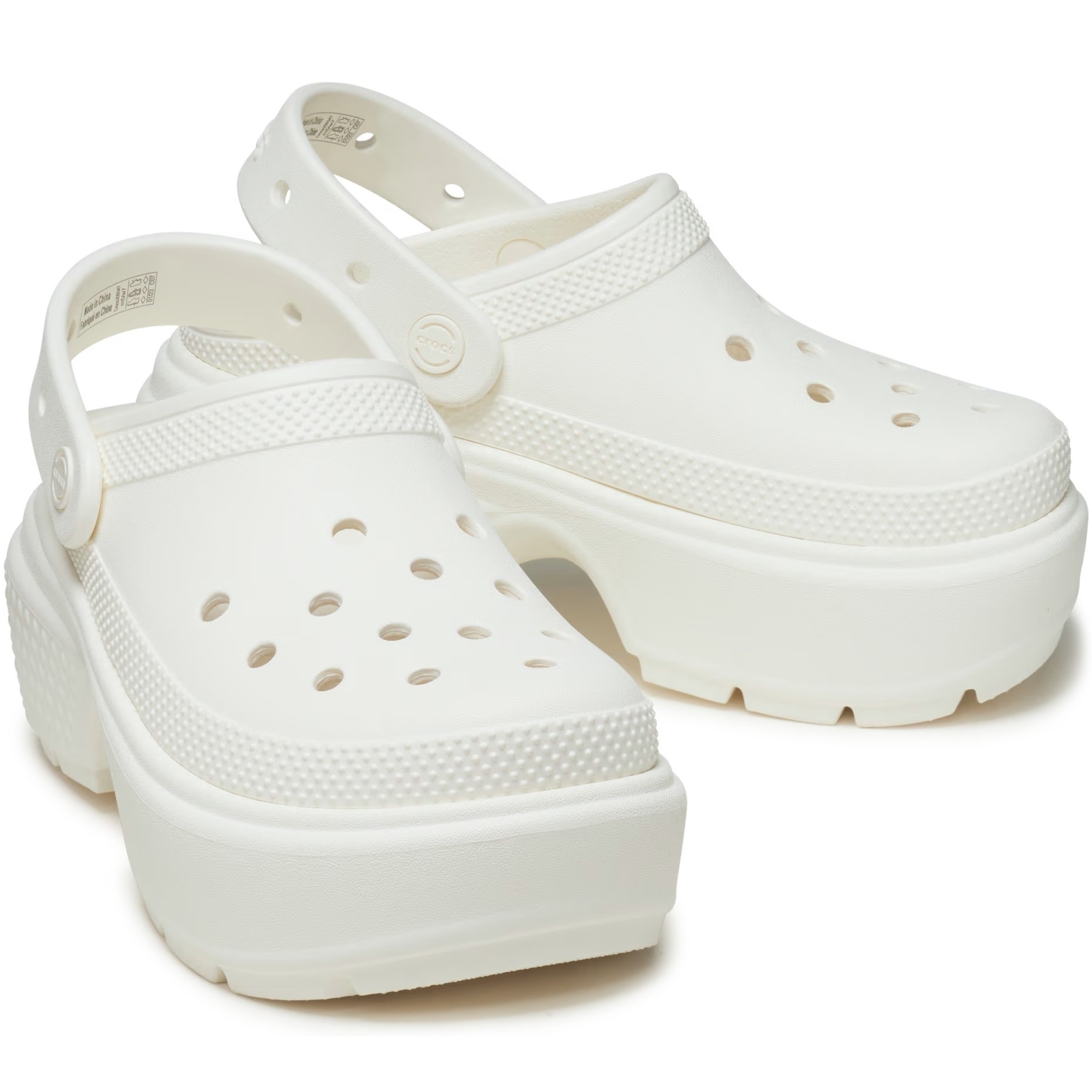 Giày Crocs Stomp Clog Platform Chalk 2