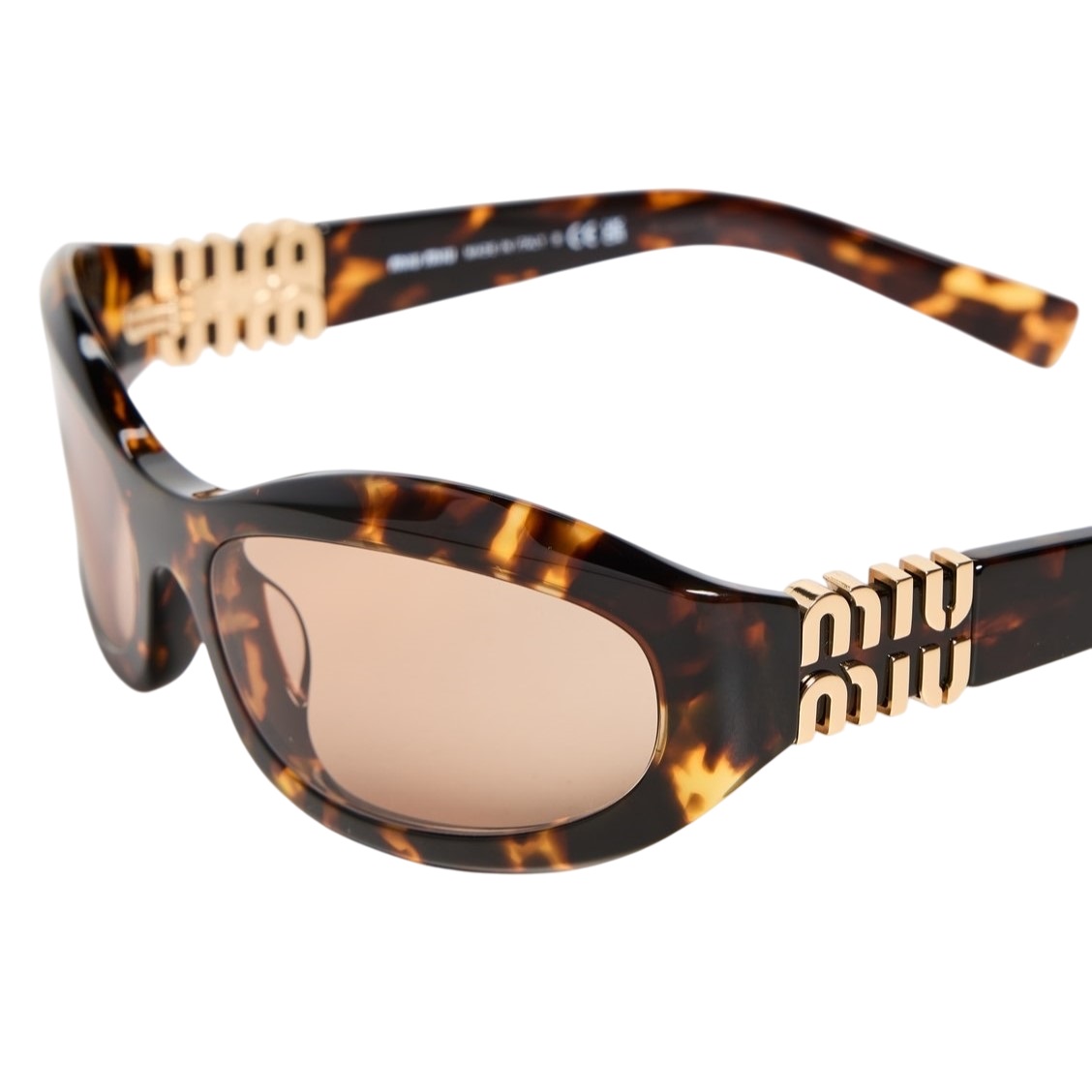 Kính Miu Miu Glimpse D-frame Acetate Sunglasses Tortoiseshell 14ZS 1