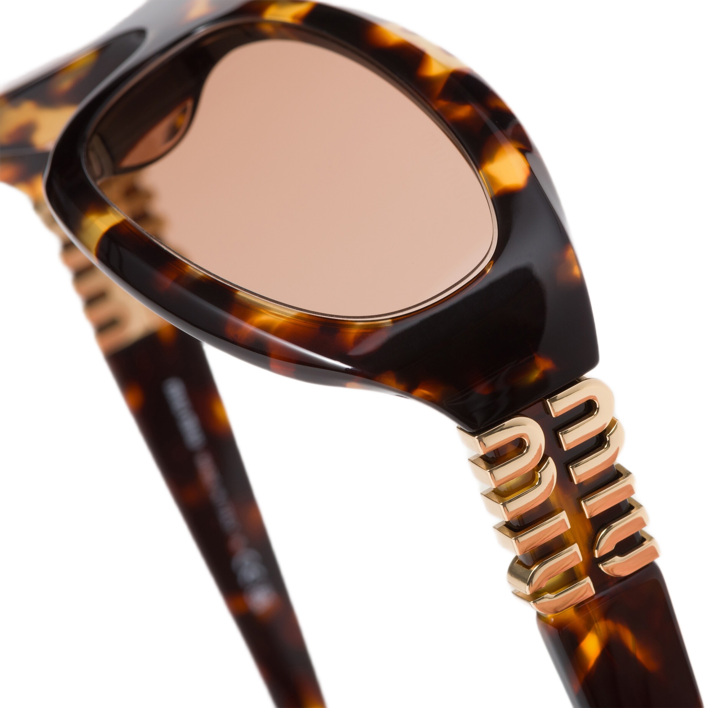 Kính Miu Miu Glimpse D-frame Acetate Sunglasses Tortoiseshell 14ZS 6