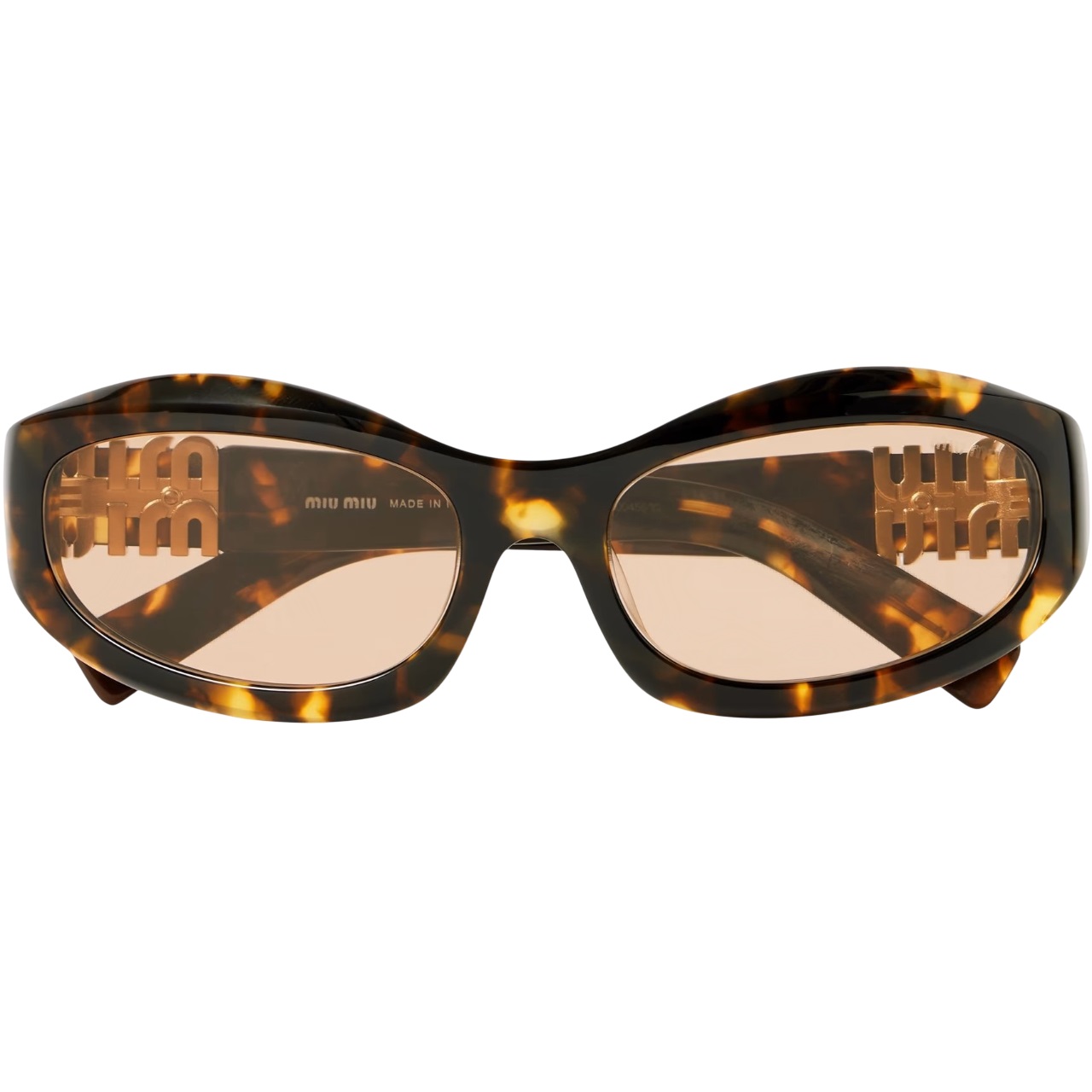 Kính Miu Miu Glimpse D-frame Acetate Sunglasses Tortoiseshell 14ZS 10