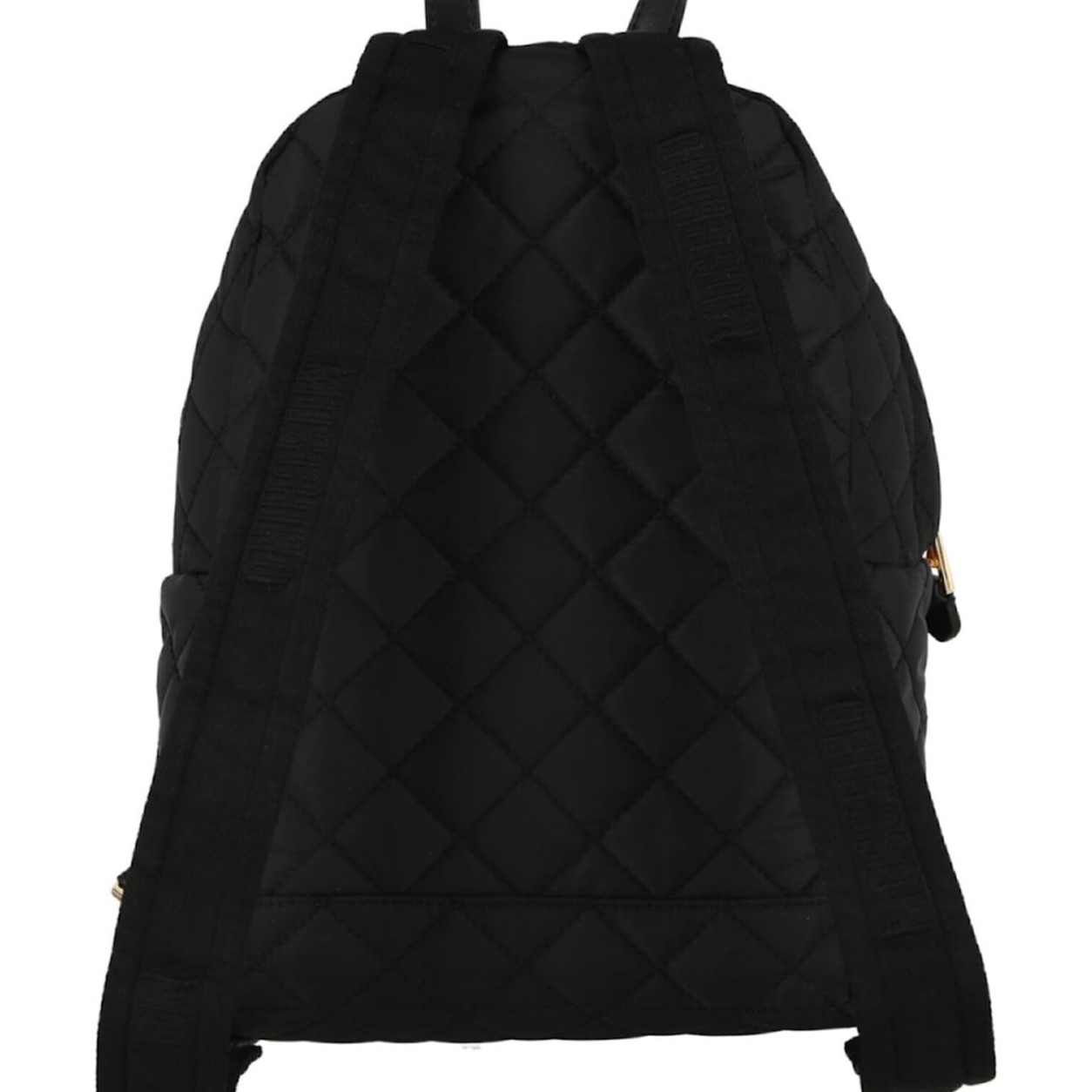 Ba lô Moschino Logo Quilted Backpack Black 7