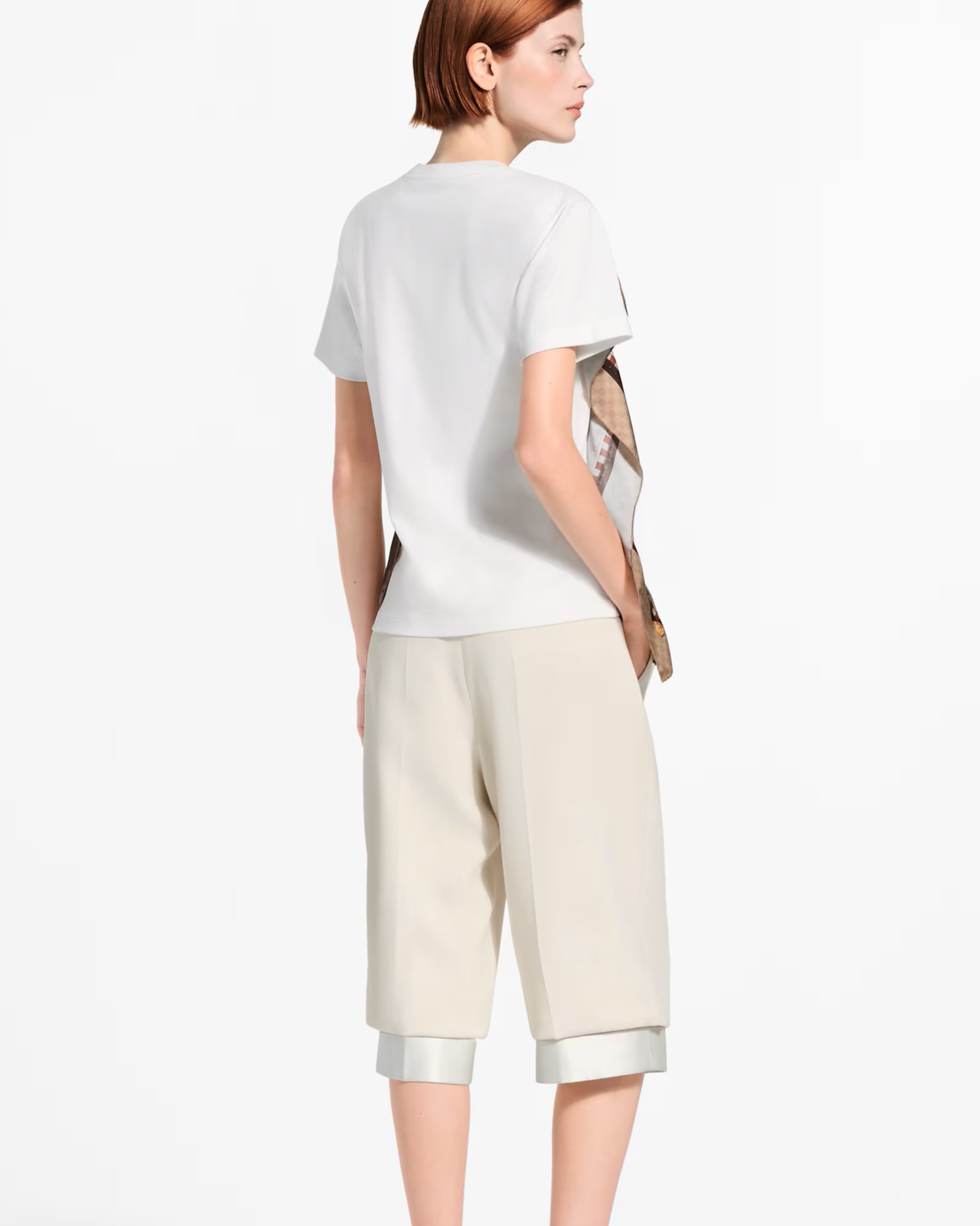 Áo LV Trunk Scarf Front T-Shirt 8