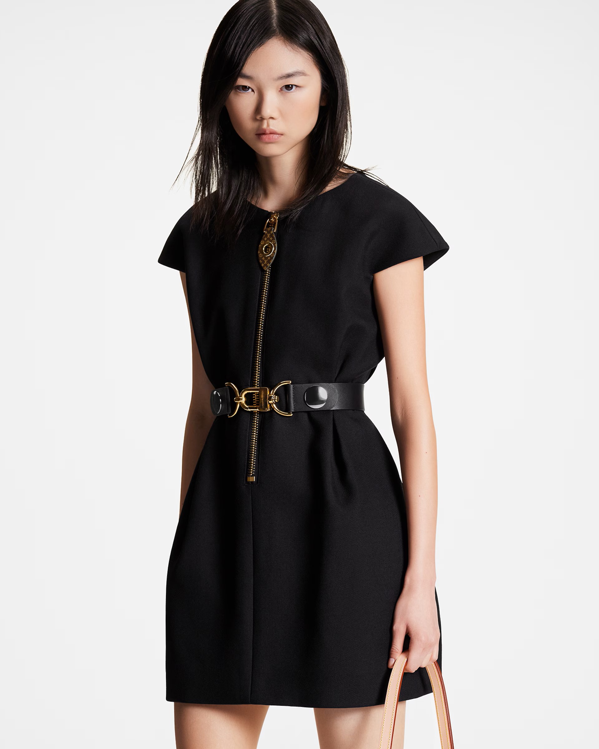 Váy Louis Vuitton XXL Detail Cap Sleeve Dress 1ABQRC 1