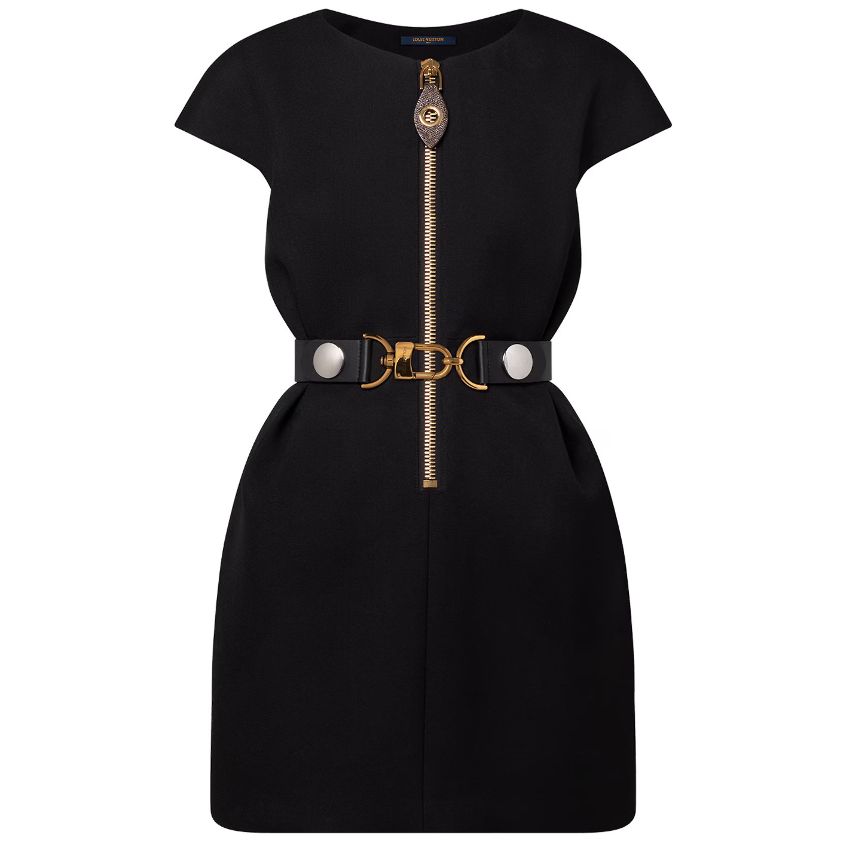 Váy Louis Vuitton XXL Detail Cap Sleeve Dress 1ABQRC 2