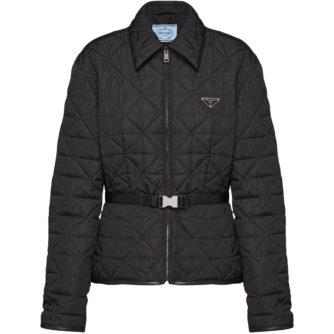 Áo khoác nữ Prada Jacket Re-Nylon Crop Womens Padded Jumper 3