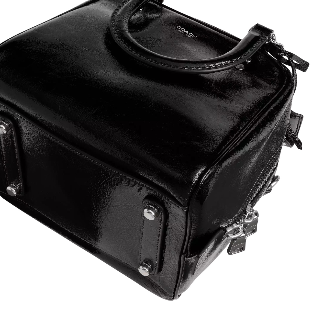 Túi Coach nữ Cube Rogue Bag 20 Black CBH04 11