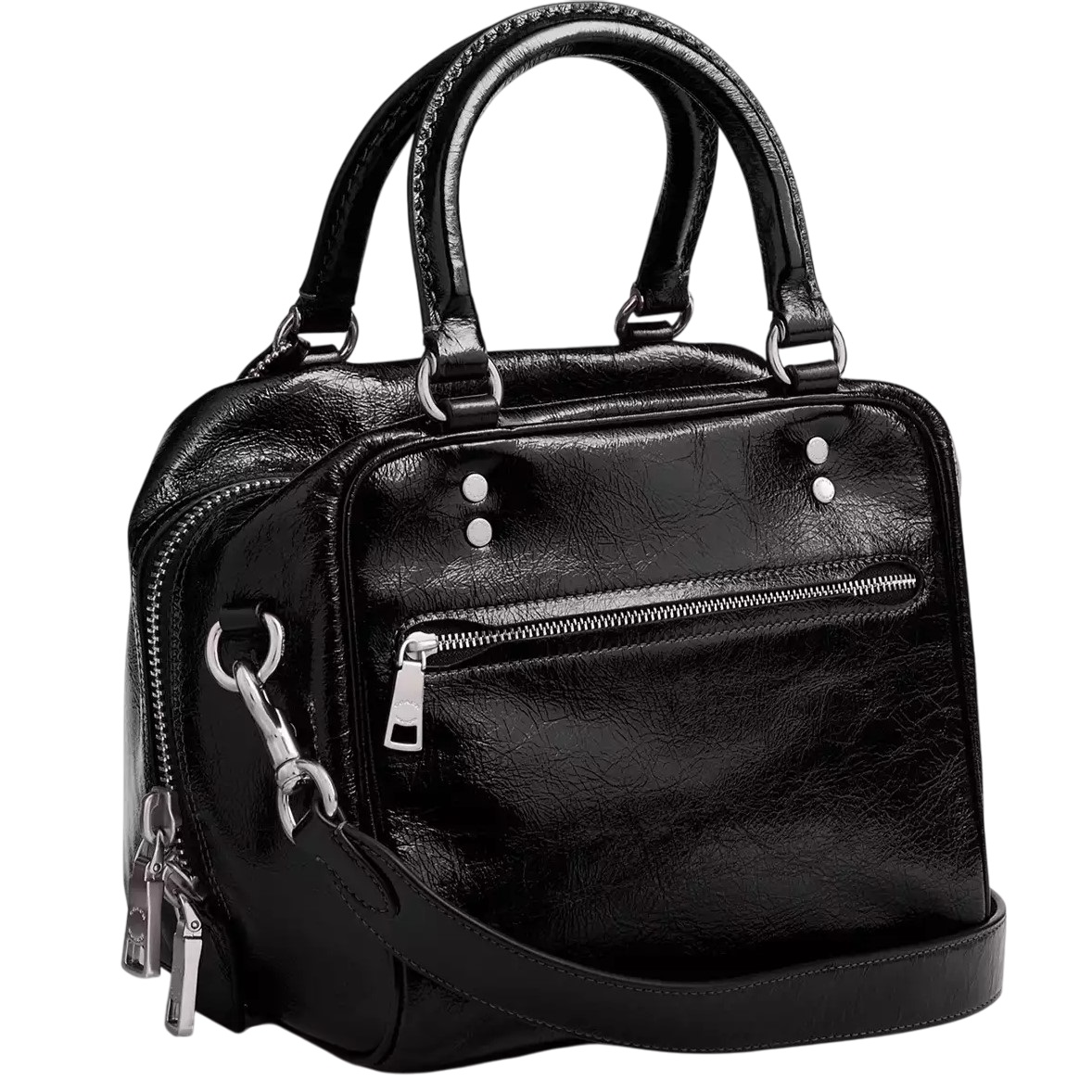 Túi Coach nữ Cube Rogue Bag 20 Black CBH04 1