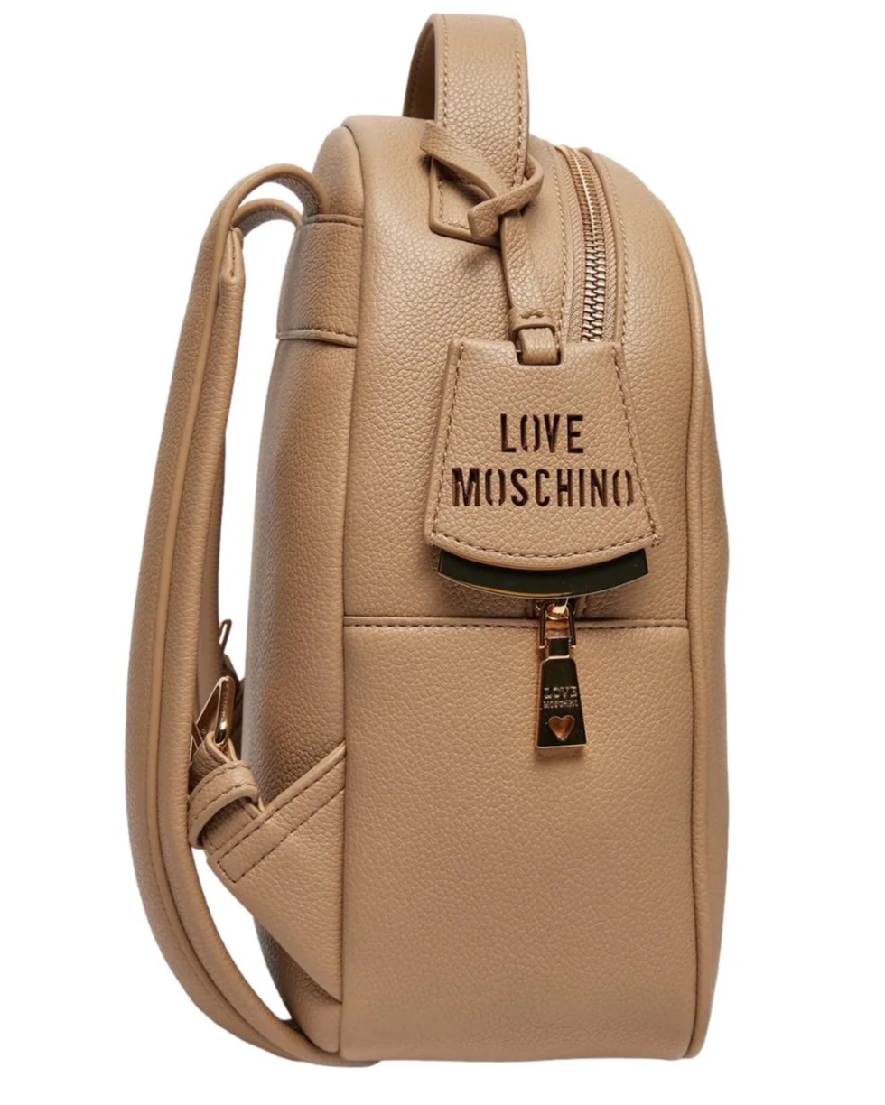 Balo nữ Love Moschino Cut Out City Rucksack Cream 4