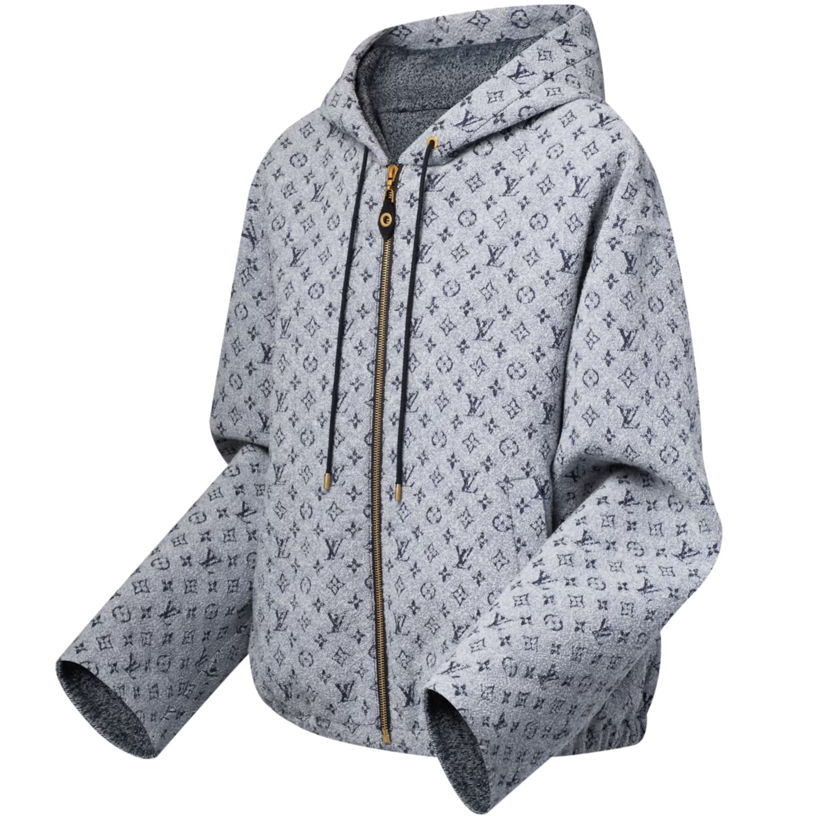 Áo khoác LV Louis Vuitton Monogram Bouclé Hoodie 3