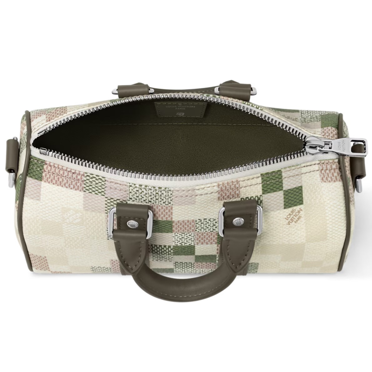 Túi Louis Vuitton Keepall Bandoulière 25 Khaki Damoflage Canvas 2