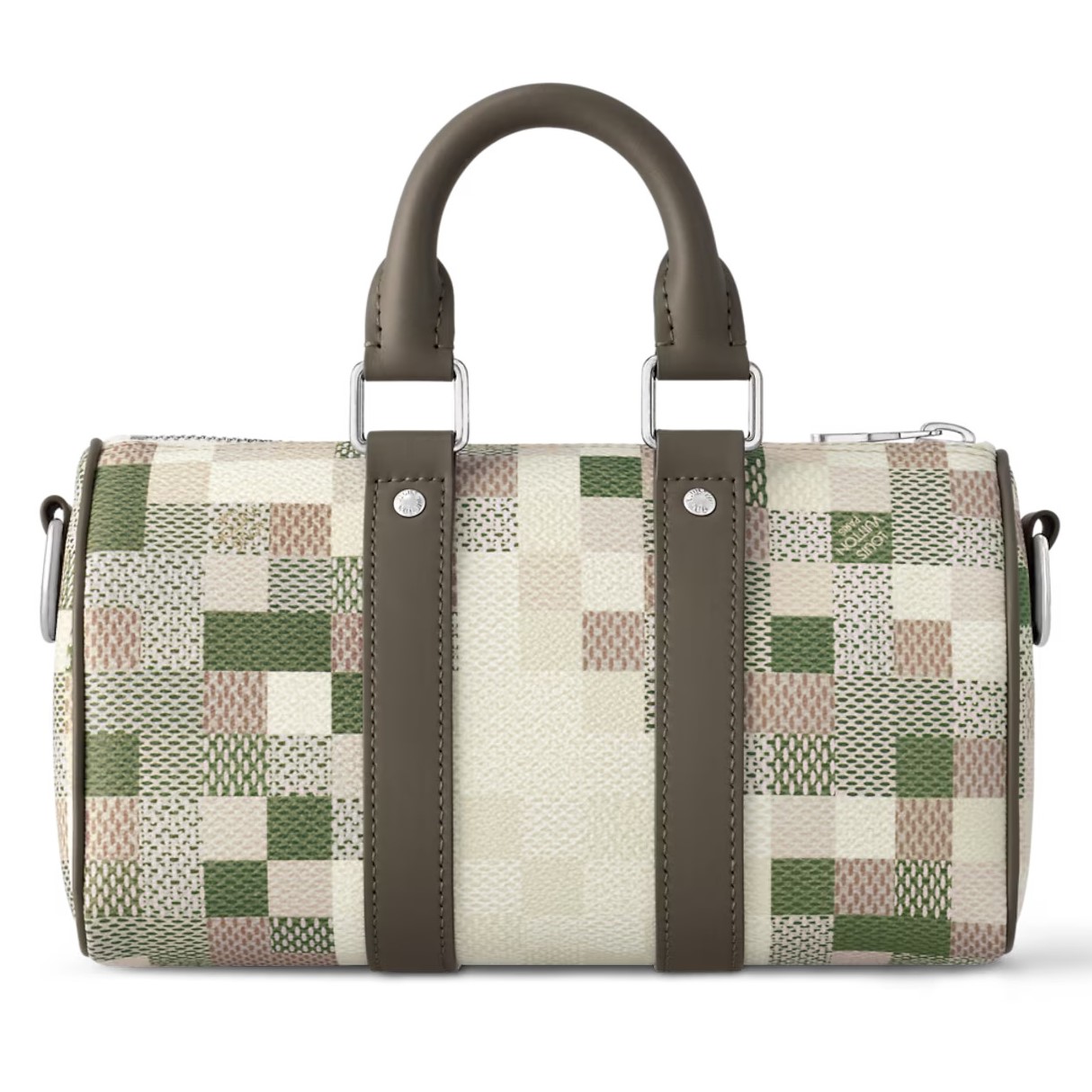 Túi Louis Vuitton Keepall Bandoulière 25 Khaki Damoflage Canvas 4
